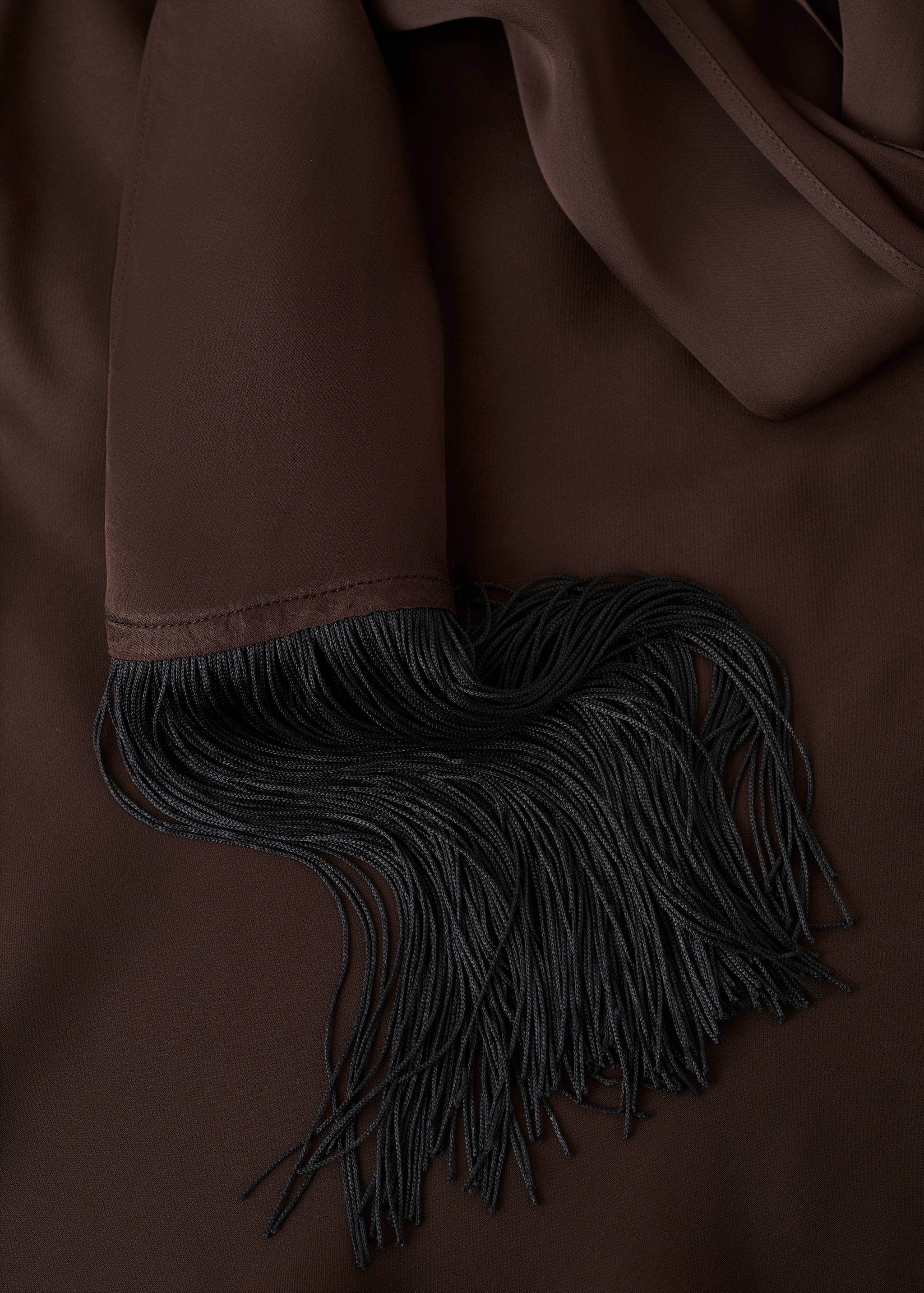 Draped neck scarf top - Details of the article 0