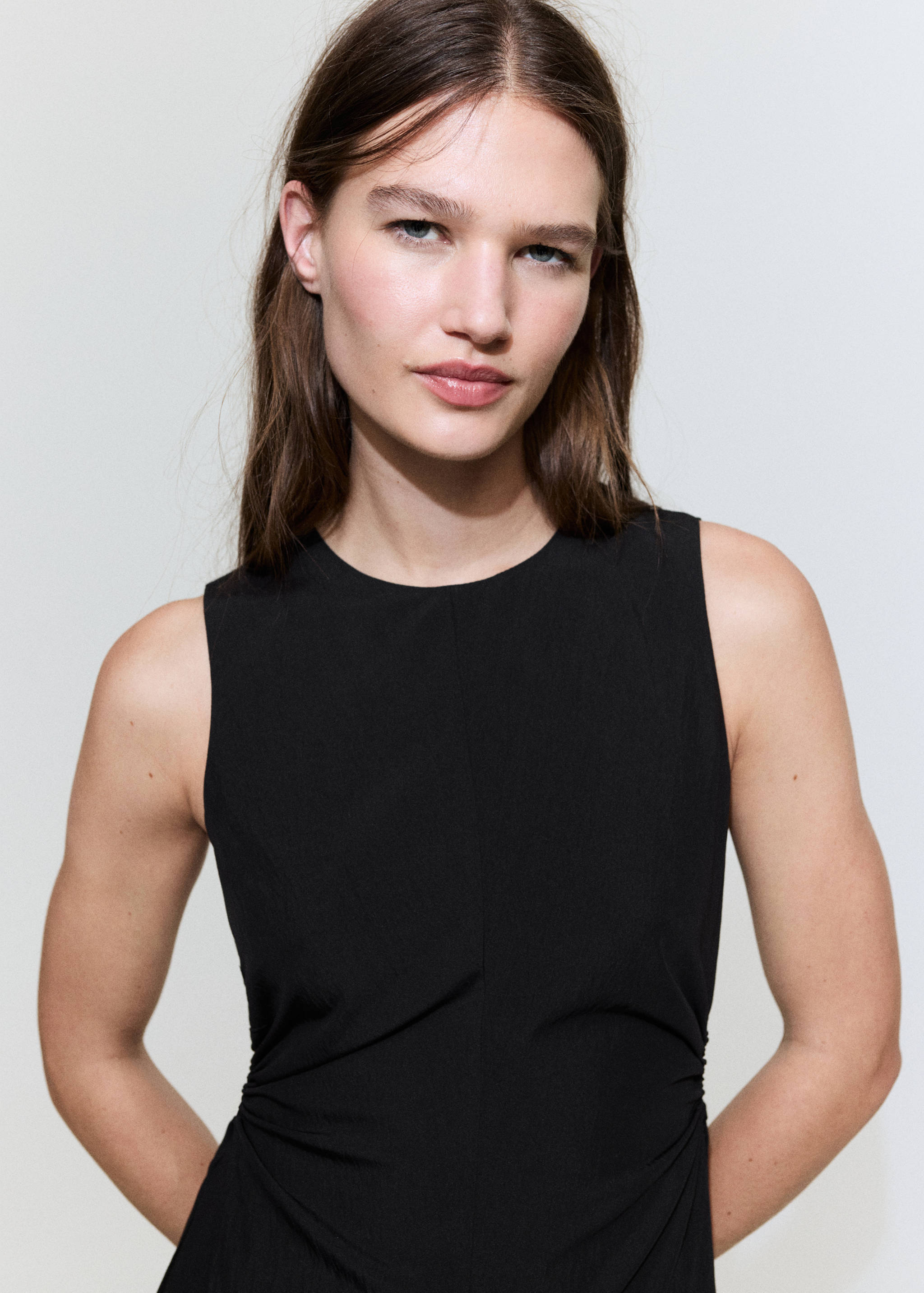 Cut-out dress with ties - Details of the article 1