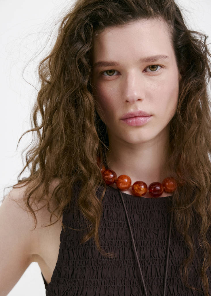 Honeycomb Lyocell Top — Chocolate