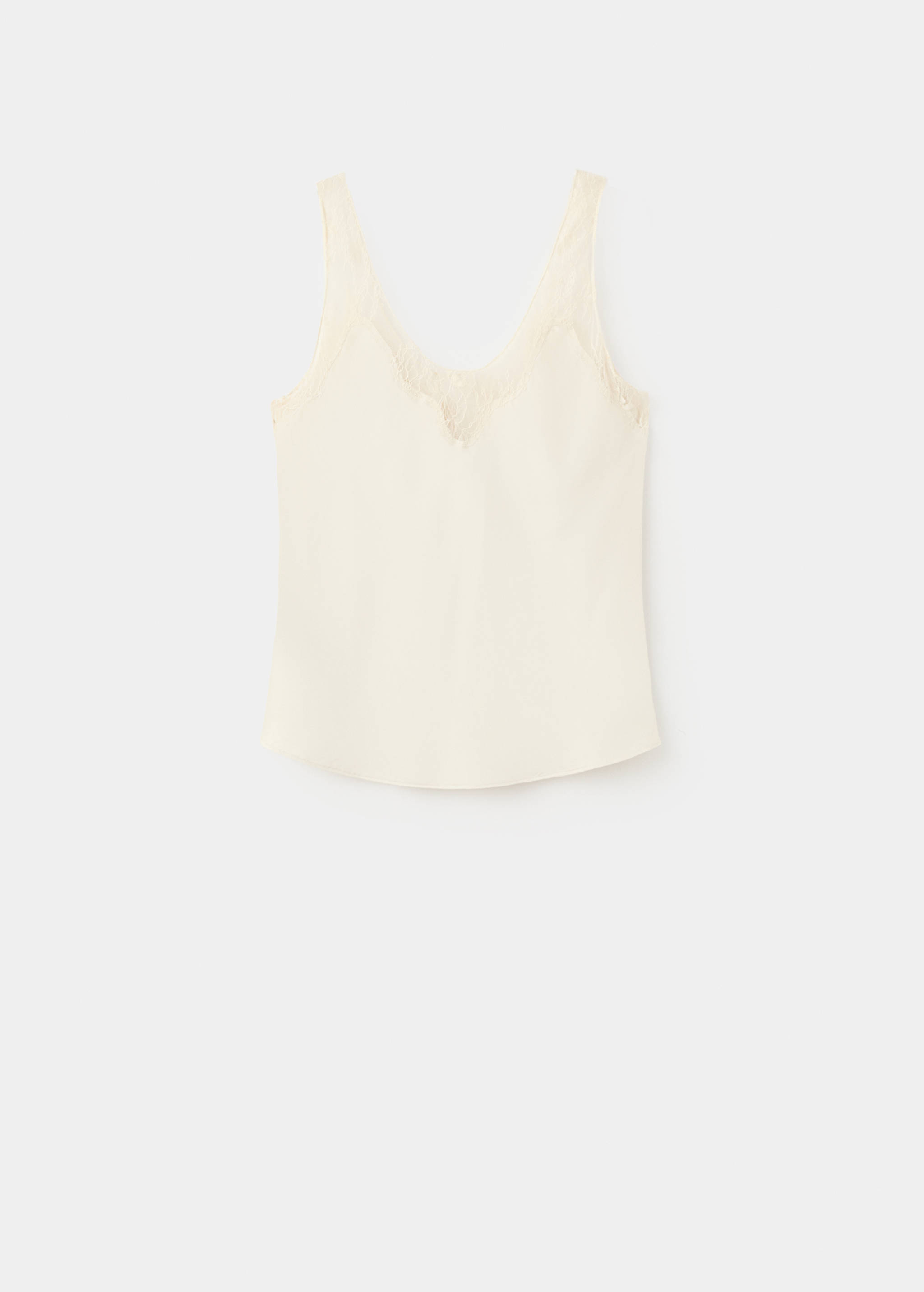 Top style lingerie satiné - Article sans modèle