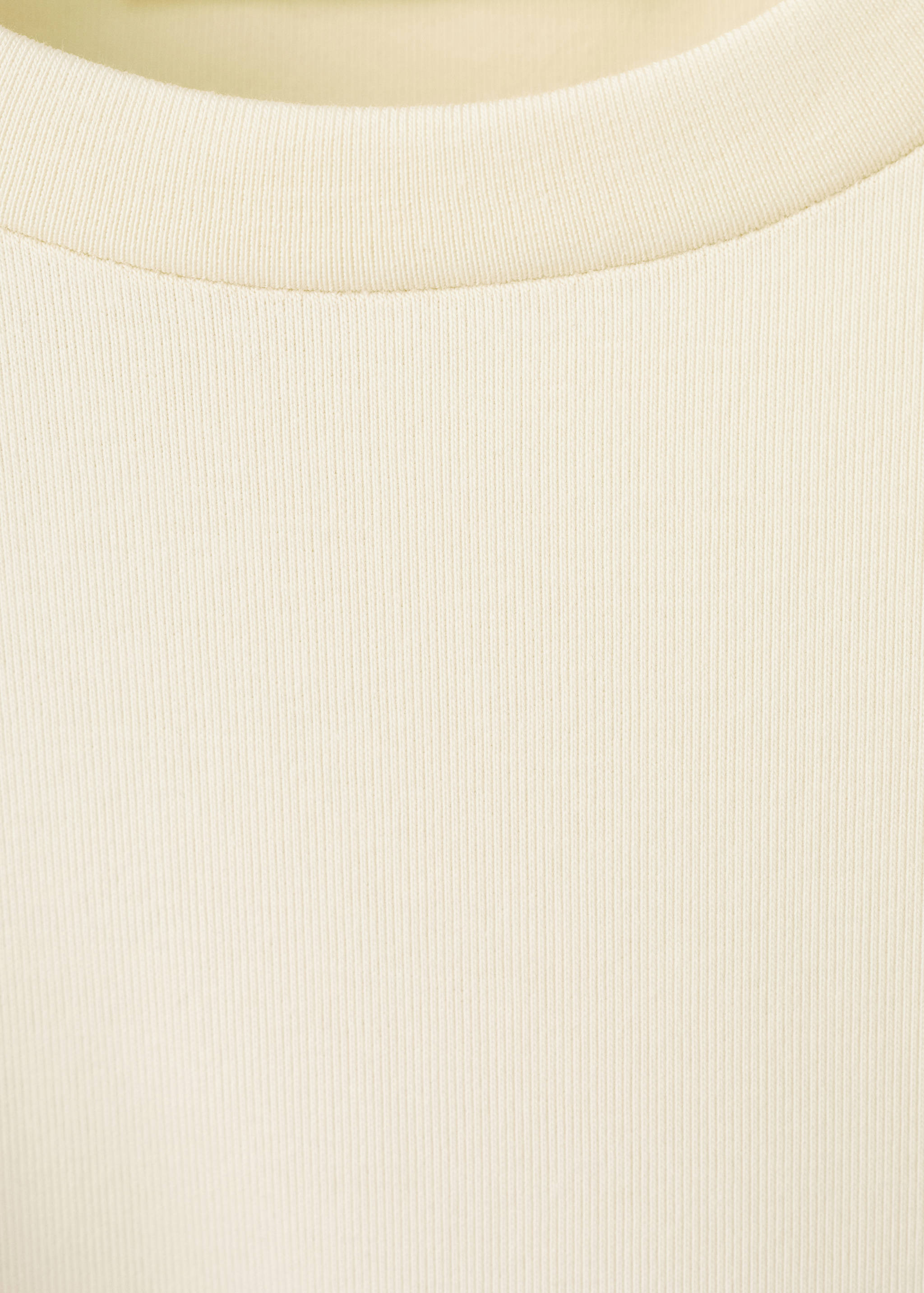 Cotton T-shirt with side bow - Details of the article 8