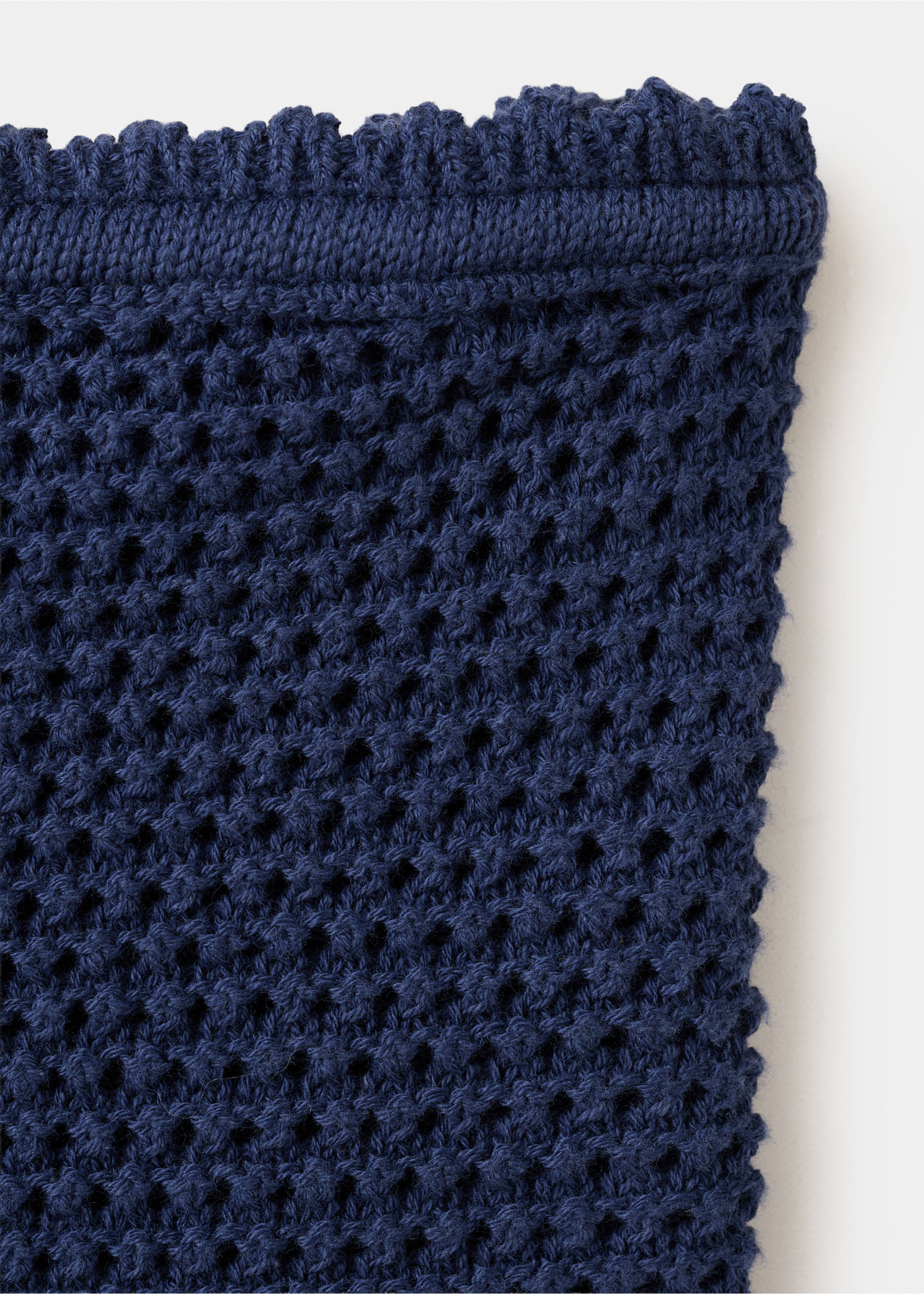 Strapless crochet top - Details of the article 8, Pink. Ref: 27029212-00.