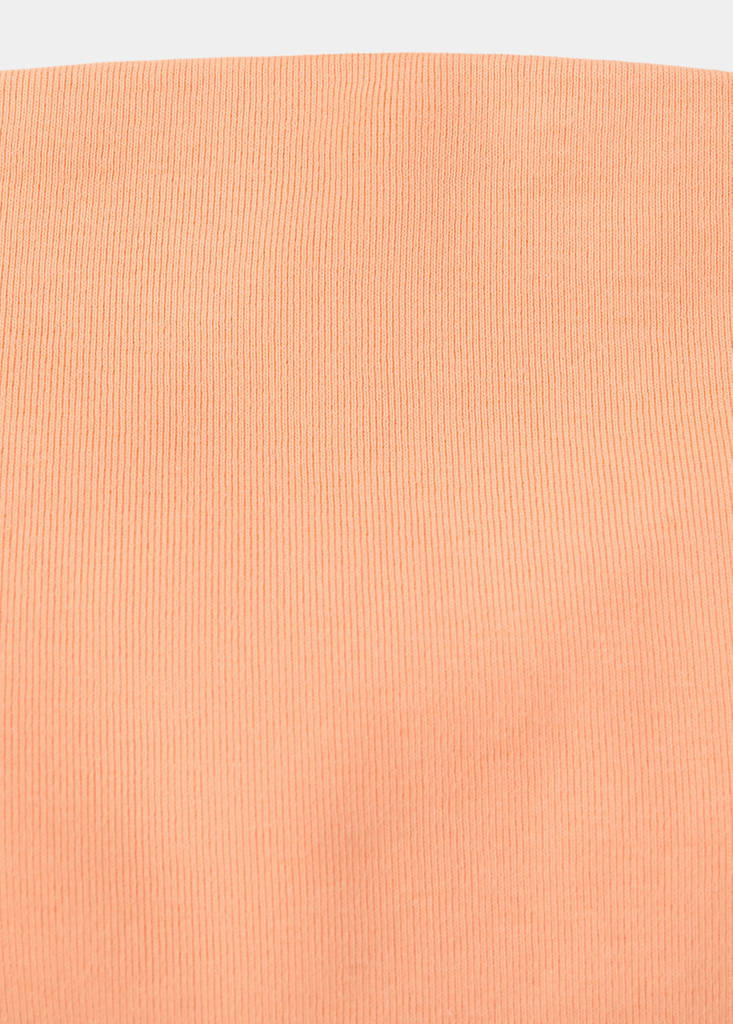 Strapless top — Peach