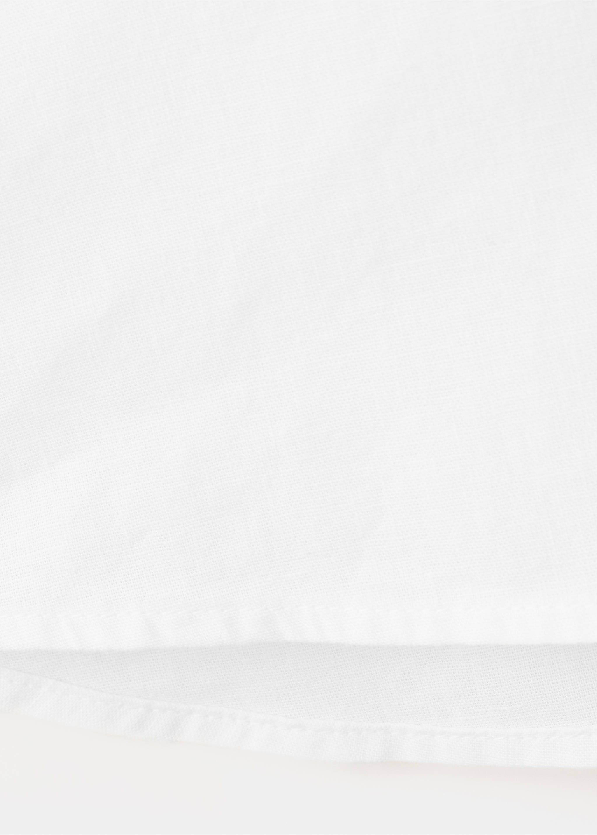 Camisa algodón lino - Detalle del artículo 0, Blanco roto. Ref: 27029216-00.