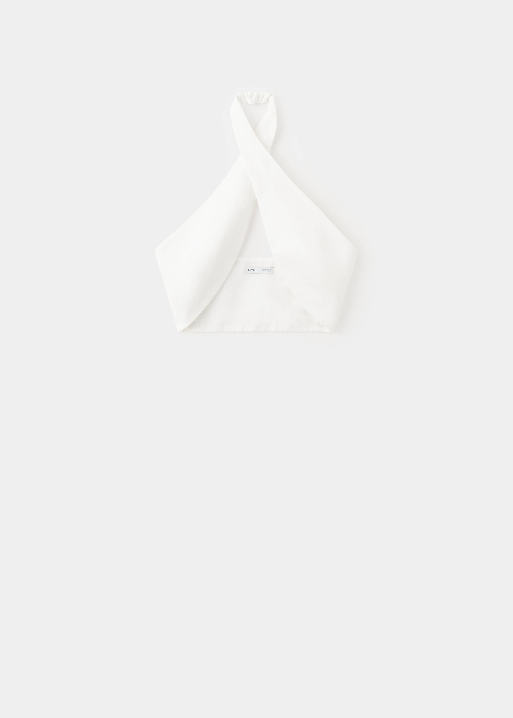 Top crop halter croisé - Article sans modèle