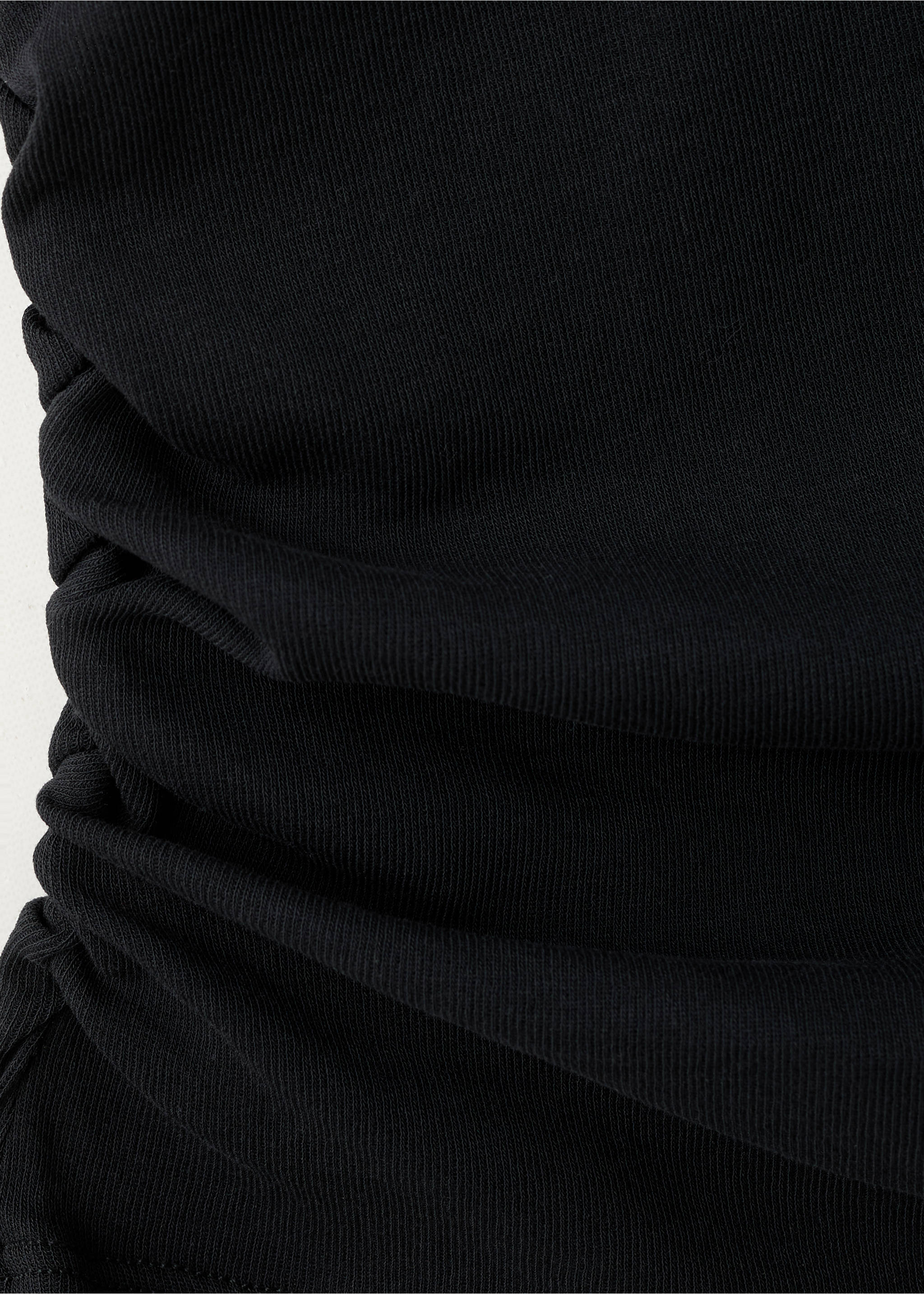 توب قطن بتفاصيل مجعدة - تفاصيل المنتج 0, أسود. Ref: 27029219-00.