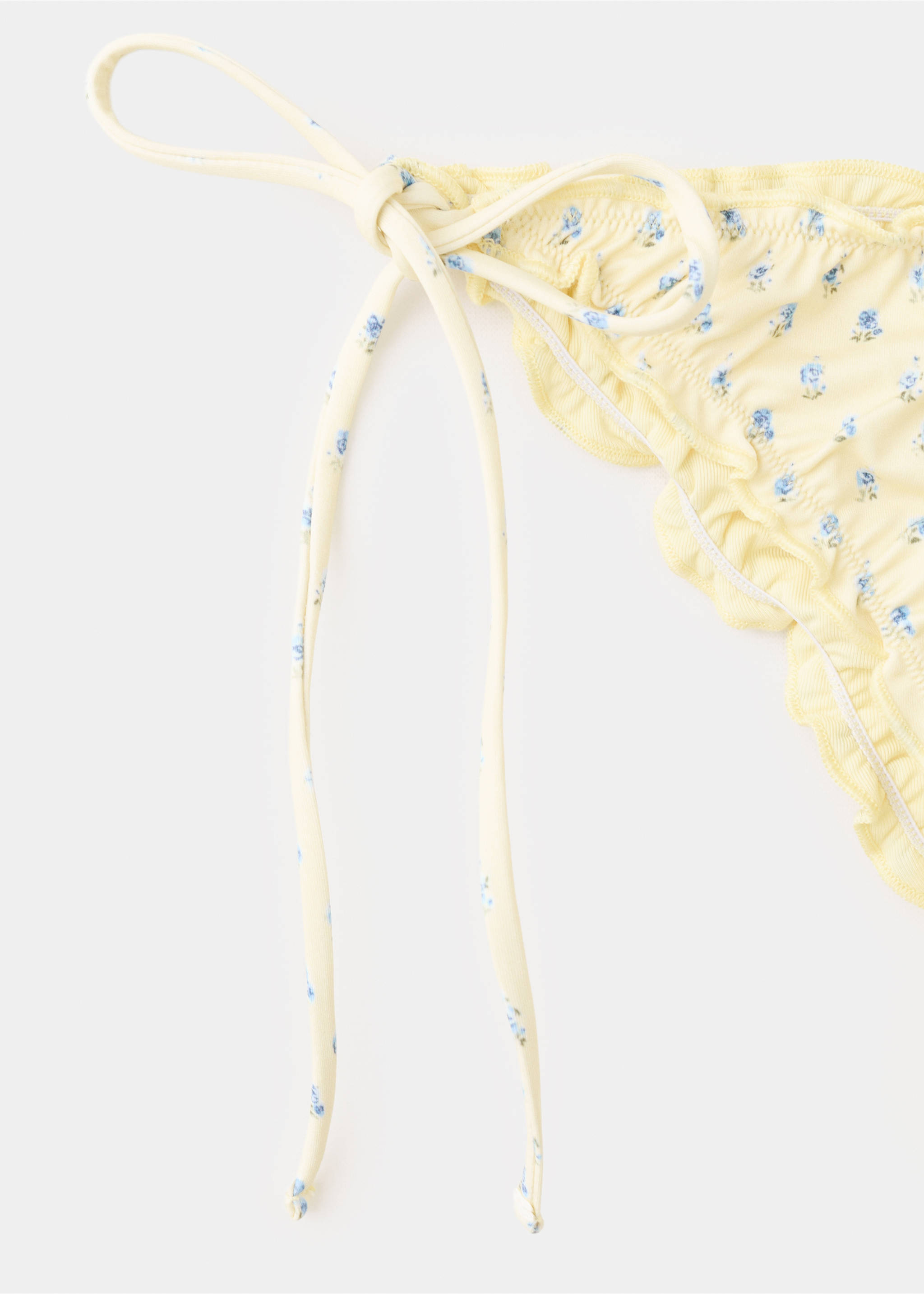 Culotte de bikini cheeky à imprimé floral - Détail de l'article 0, Jaune pastel. Ref: 27029409-00.