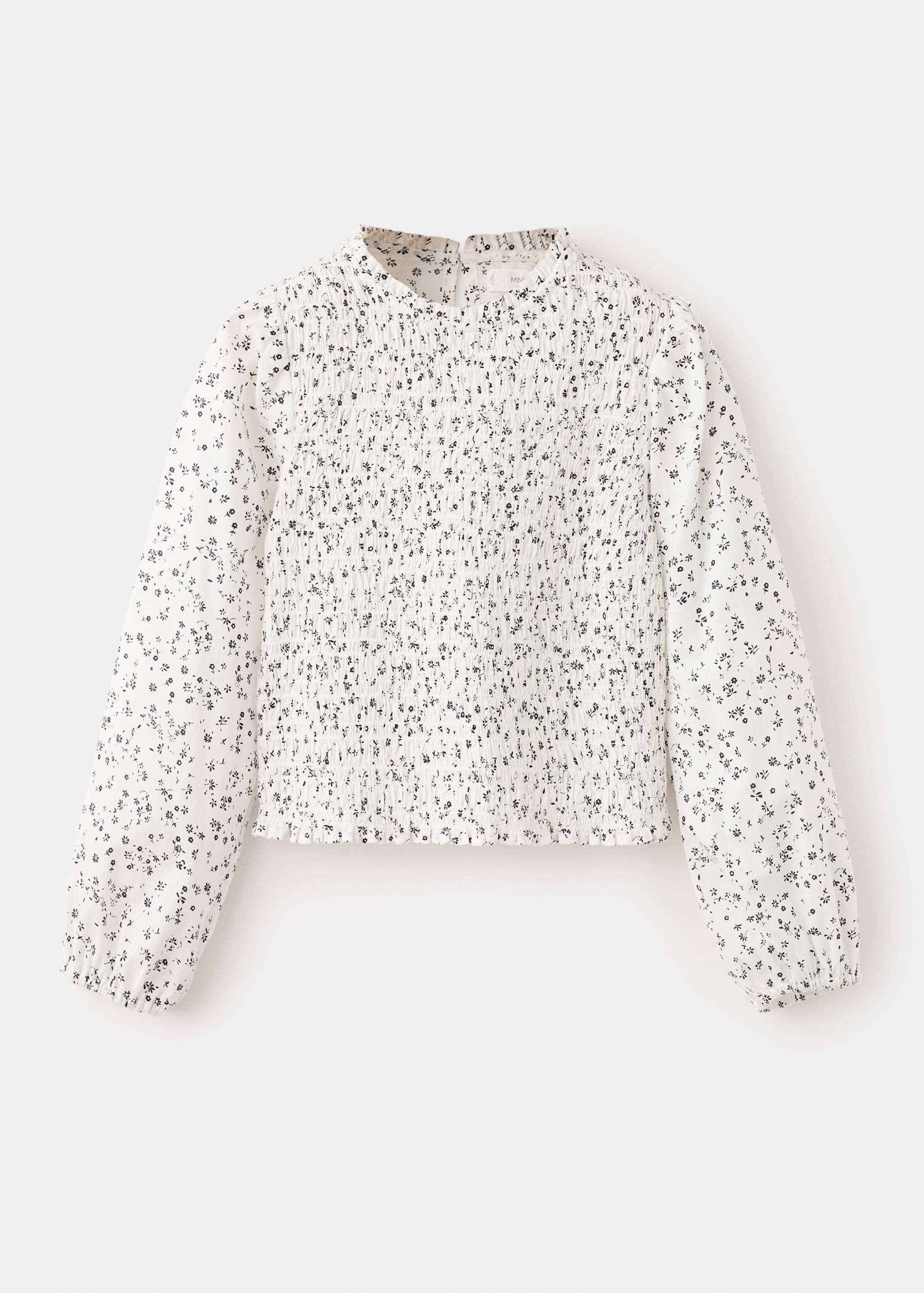 花卉棉质上衣 - null