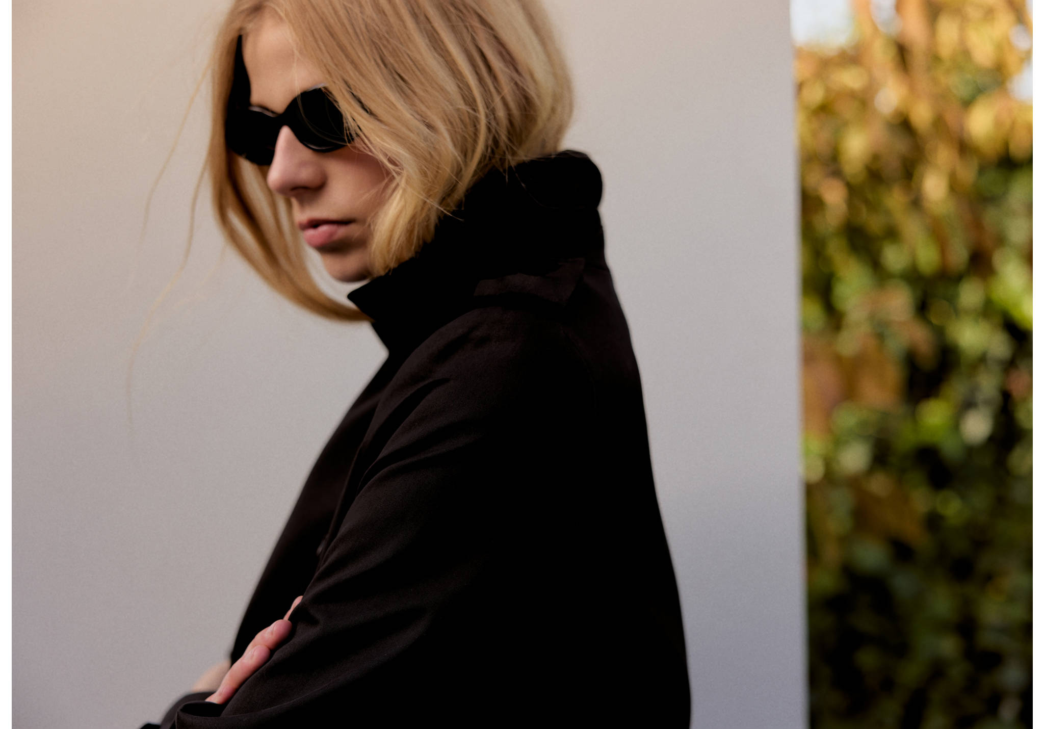 Oval-frame sunglasses - Panoramic plane