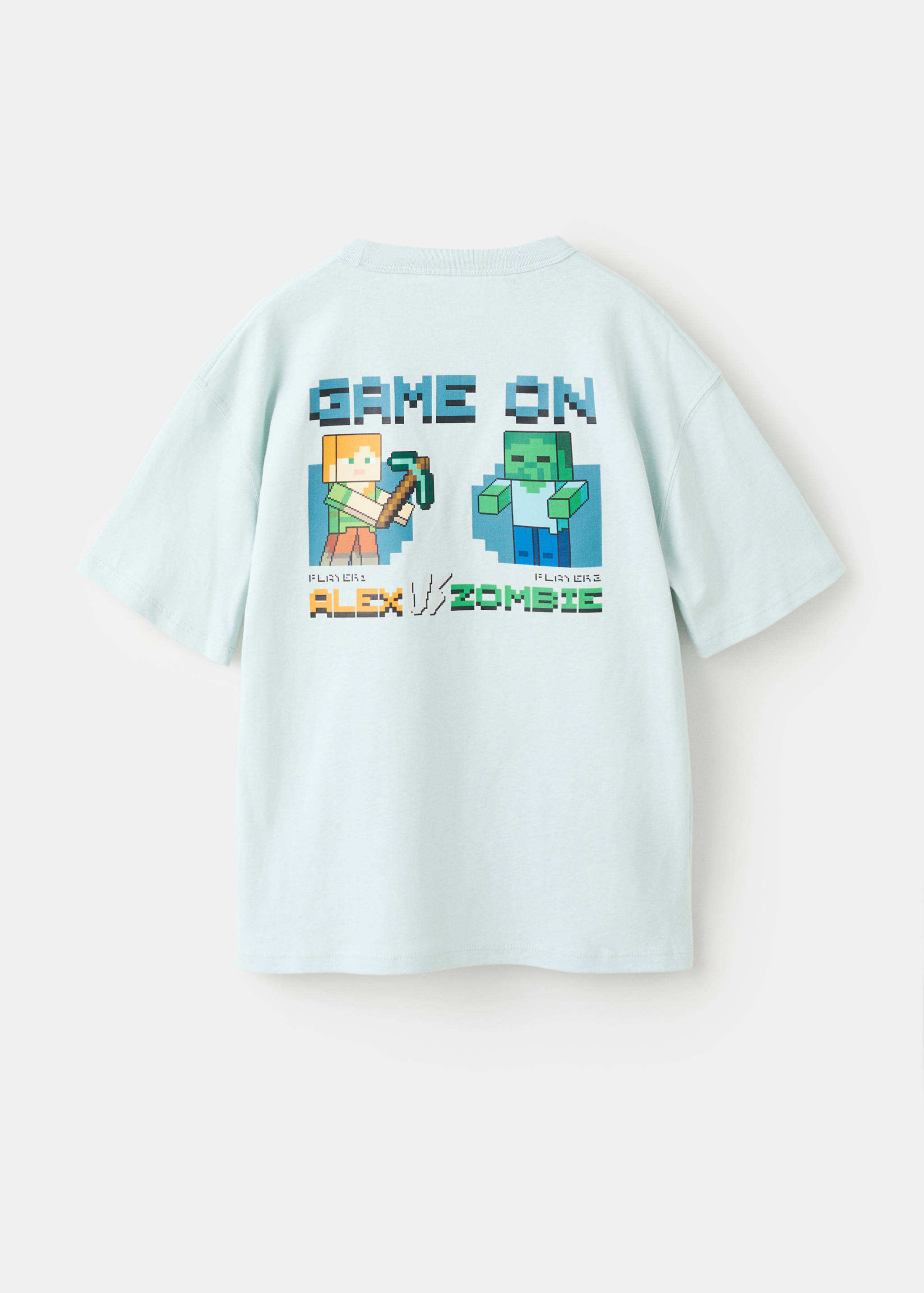 Minecraft cotton t-shirt - Reverse of the article