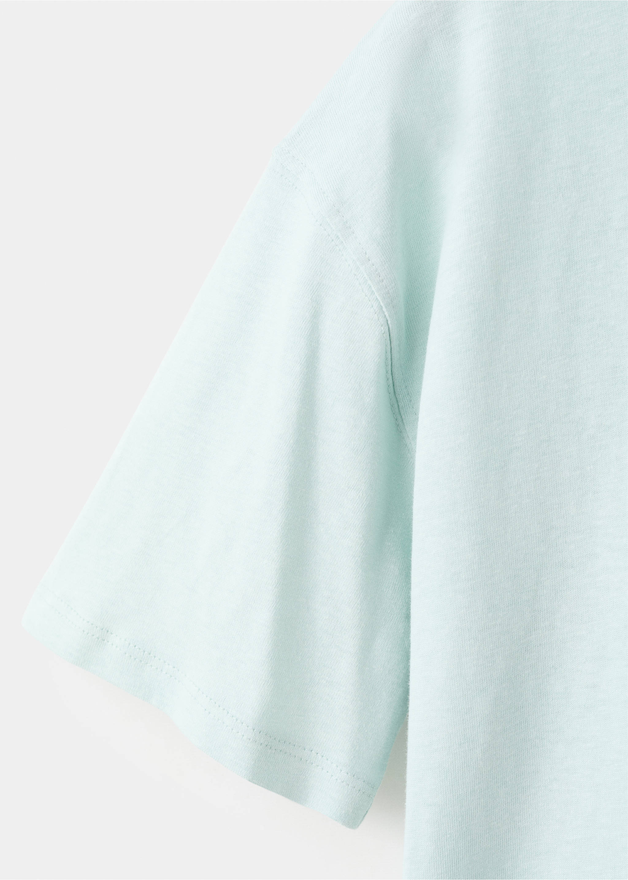 Minecraft cotton t-shirt - Details of the article 0, Aqua Green. Ref: 27031185-00.