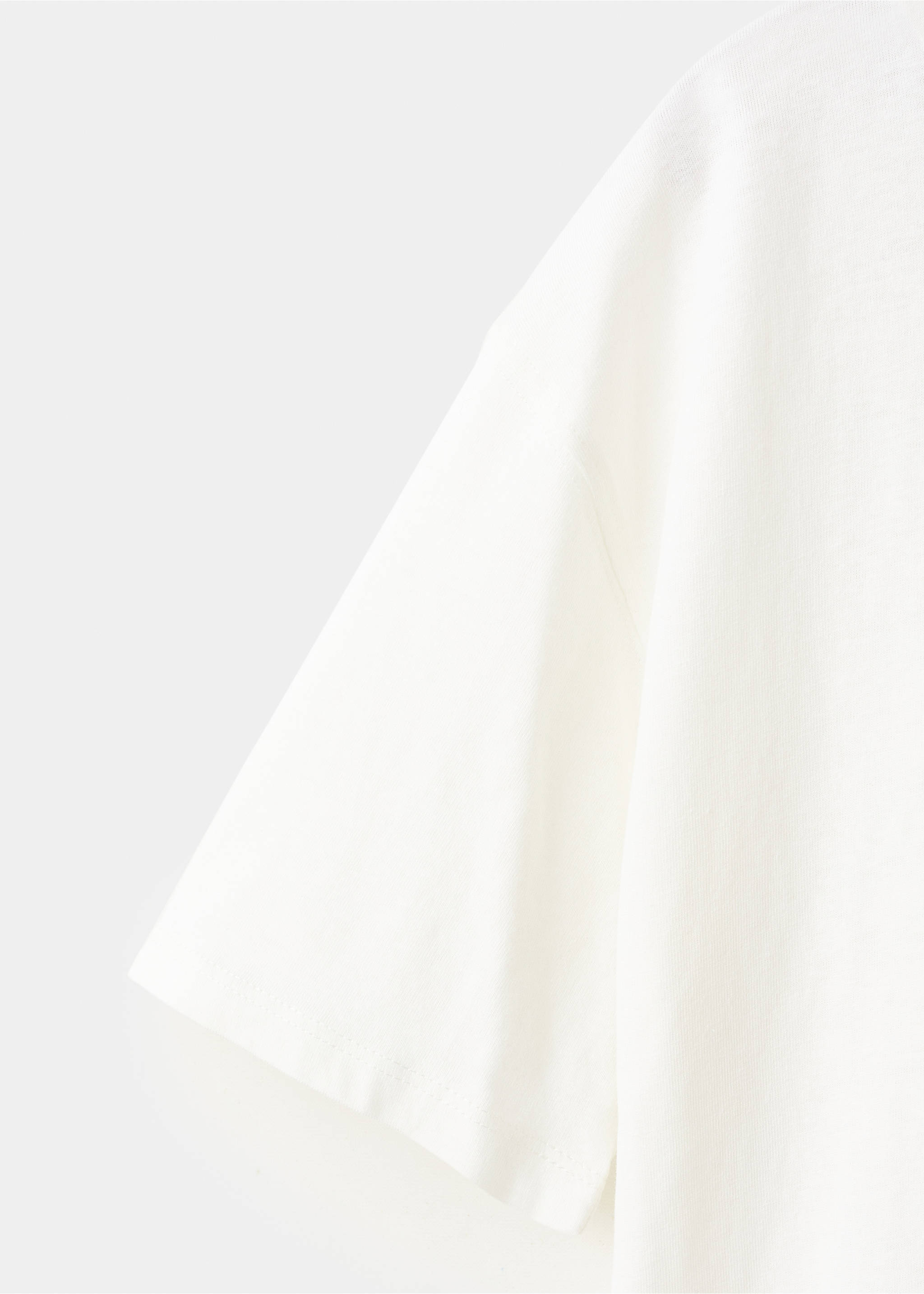 Футболка хлопок Minecraft - Деталь изделия 0, Грязно-белый. Ref: 27031186-00.