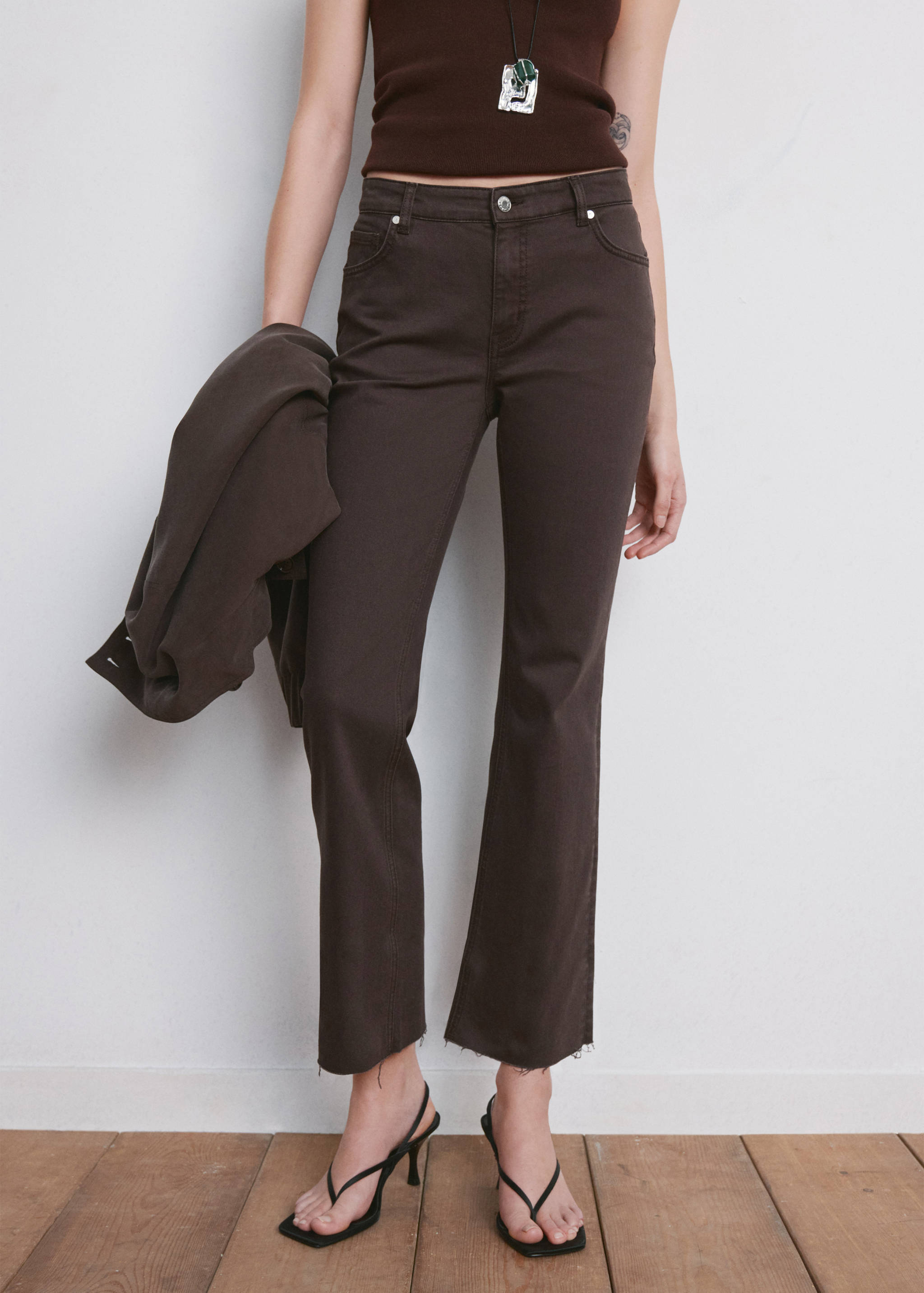 Jean Sienna flare crop - Plan moyen