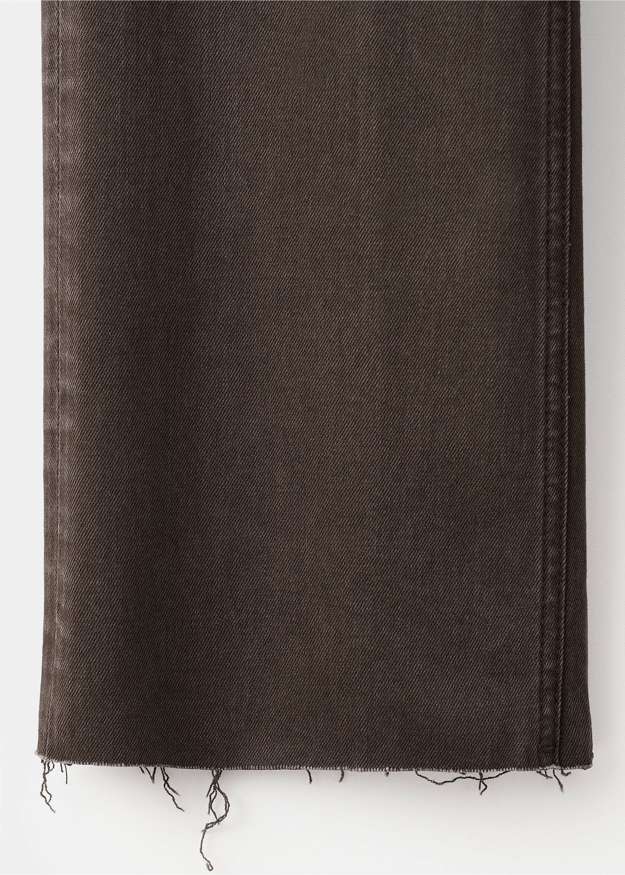 Sienna flared cropped jeans - Details of the article 8, Chocolate. Ref: 27031189-00.