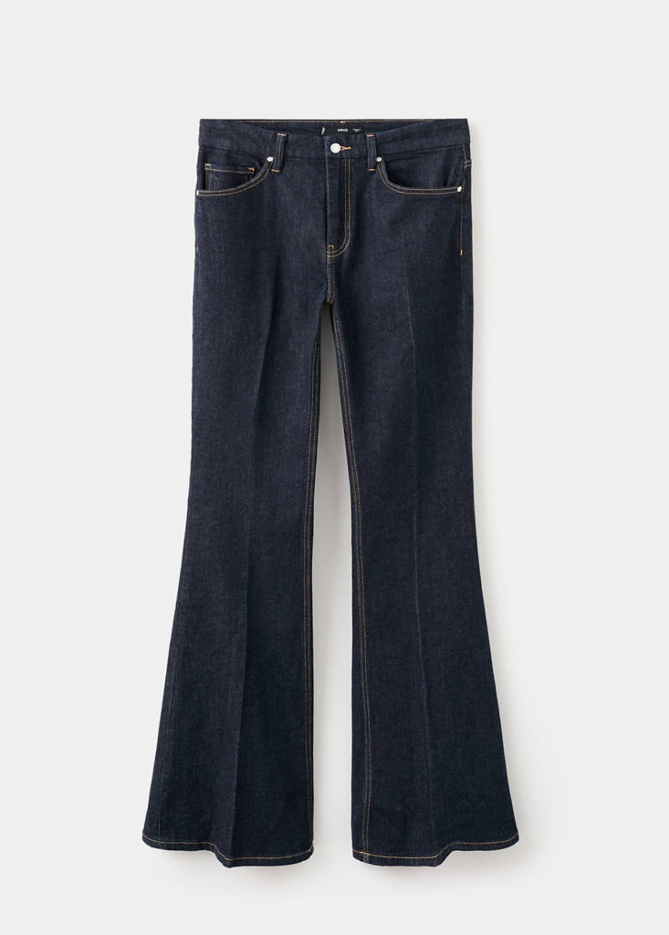 Violet flared high-rise jeans — Open Blue