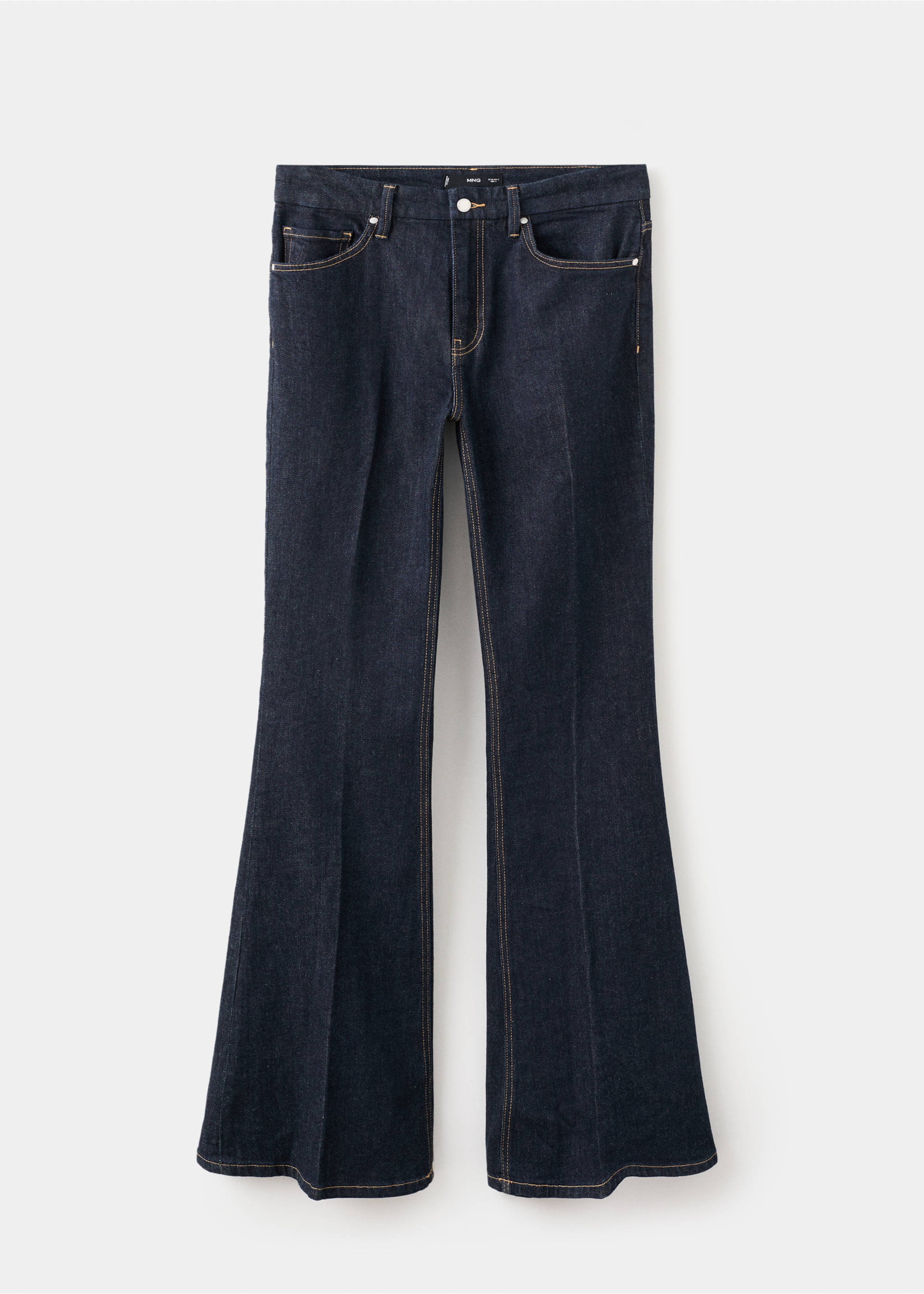 Violet flared high-rise jeans - Article without model, Open Blue. Ref: 27031191-00.