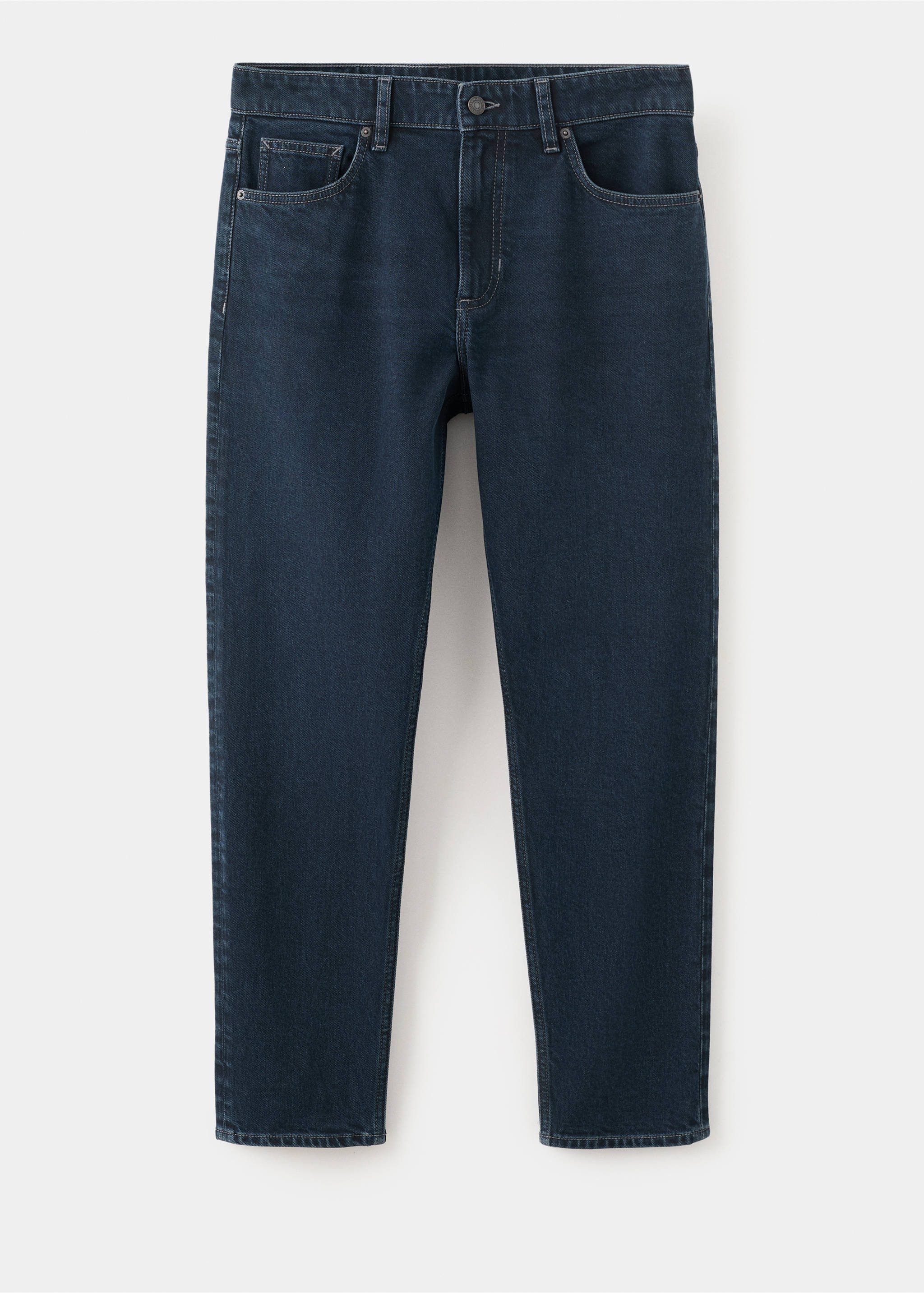 Ben cropped tapered-fit jeans - Article without model, Deep Dark Blue. Ref: 27031192-00.