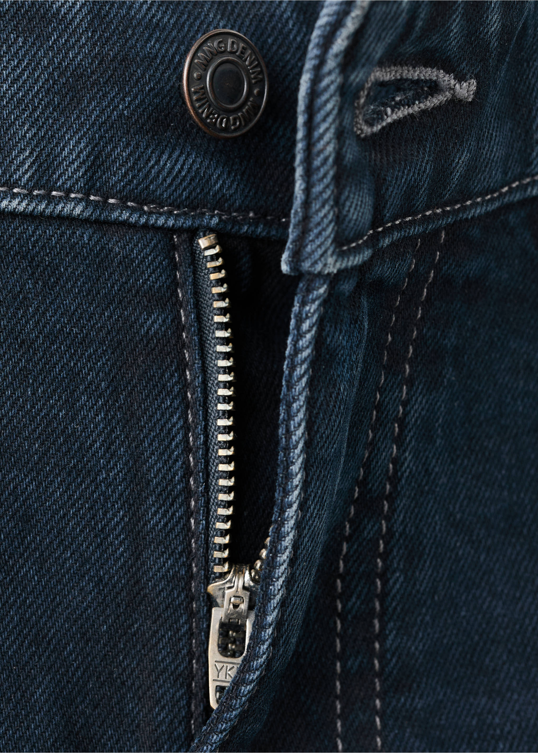 Ben cropped tapered-fit jeans - Details of the article 8, Deep Dark Blue. Ref: 27031192-00.