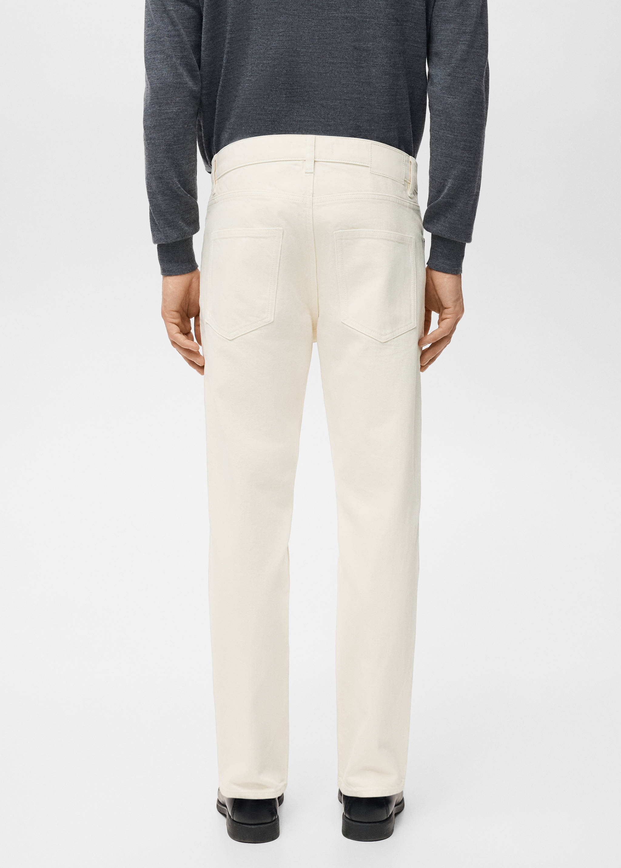 Джинсы Ben cropped tapered fit - Обратная сторона изделия