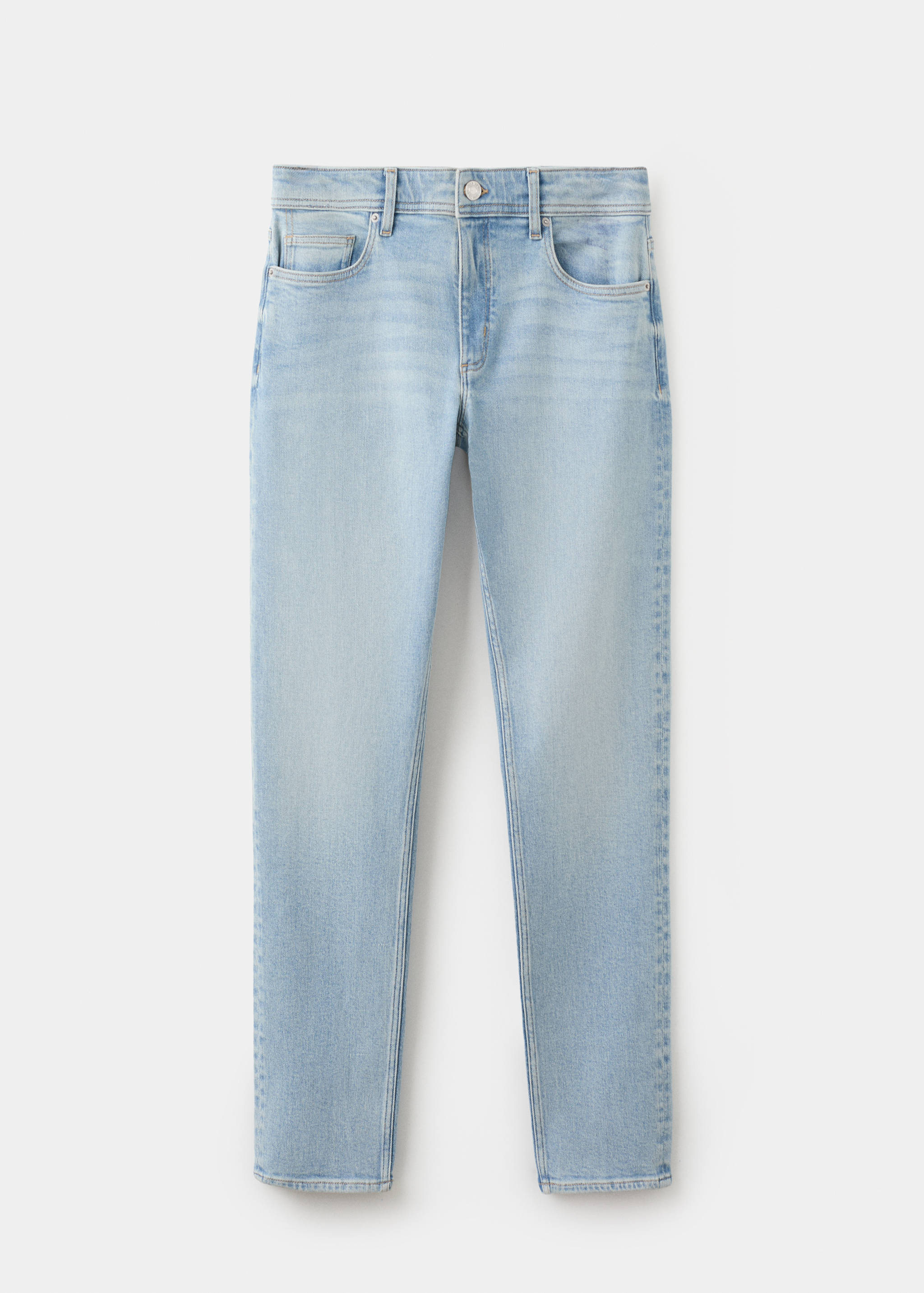 Jan slim-fit jeans with frayed effect - Article without model