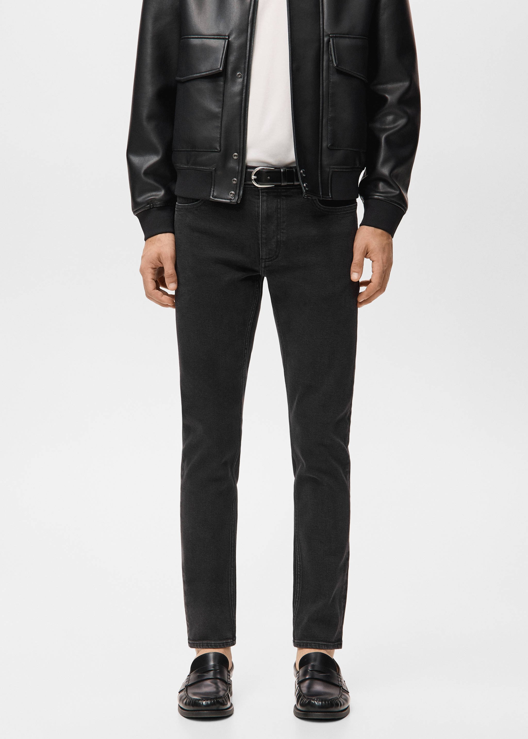 Jean Jan slim fit noir - Plan moyen