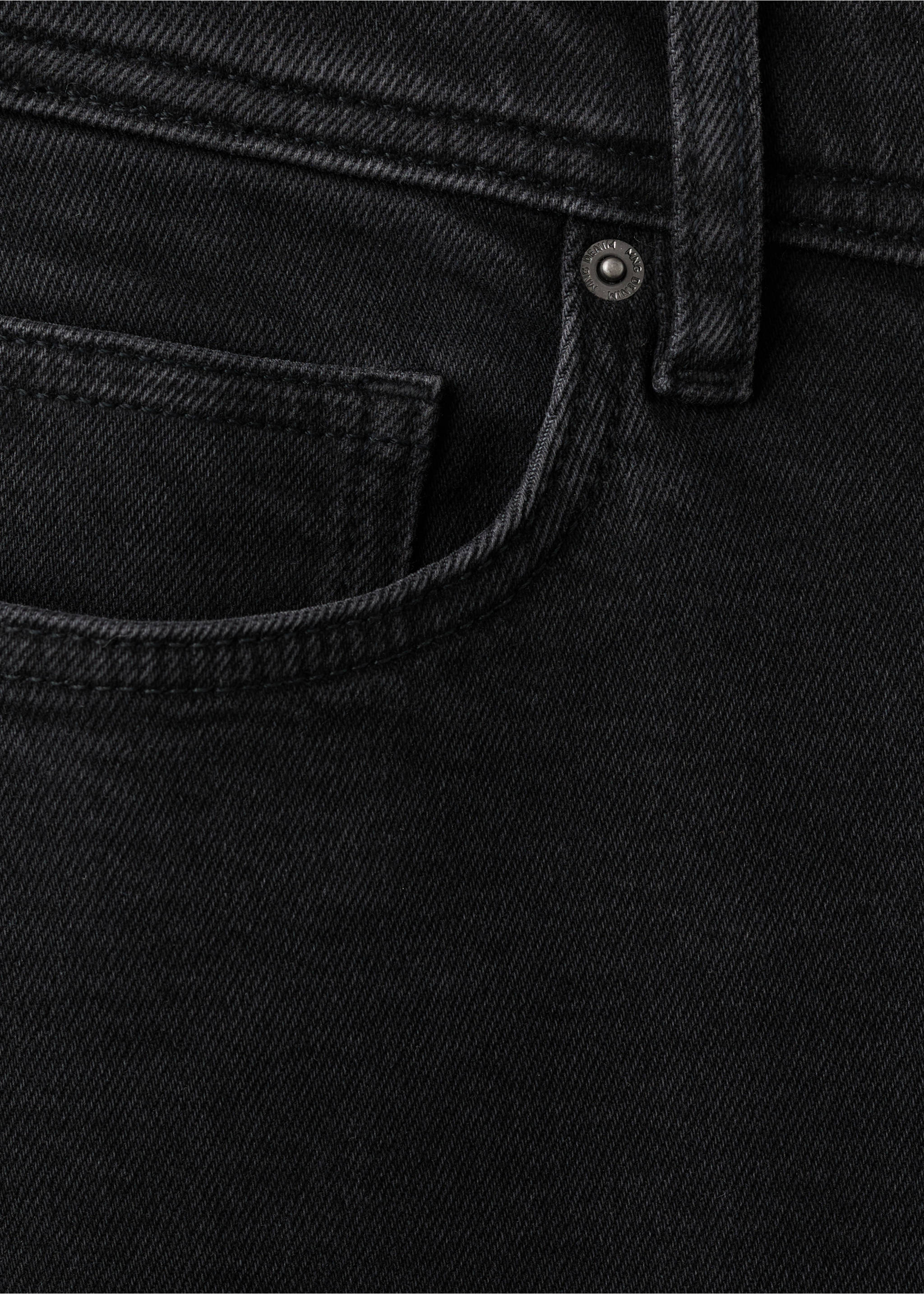 Slim fit black Jan jeans - Details of the article 0, Black denim. Ref: 27031196-00.