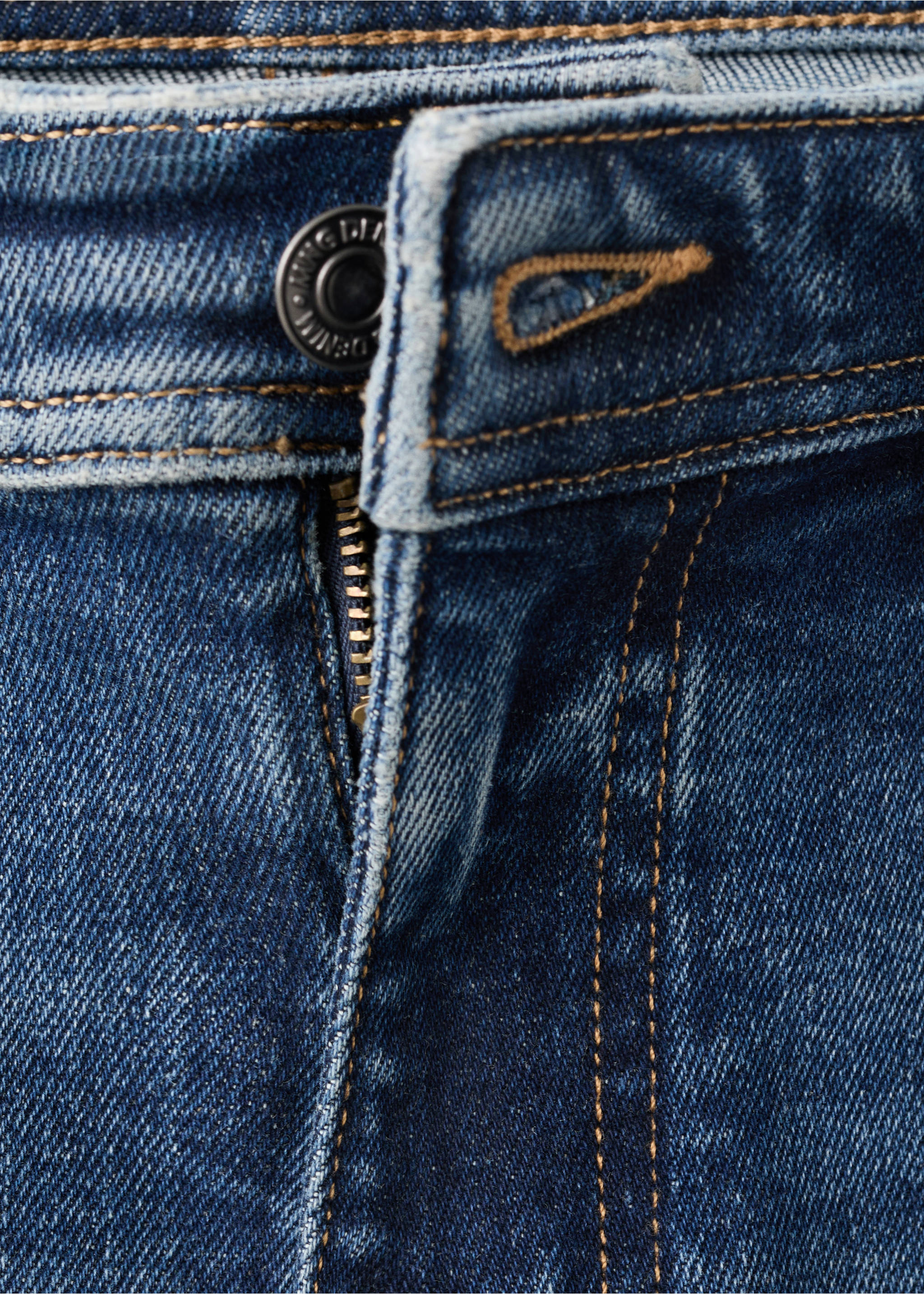 Jan slim-fit faded dark-wash jeans - Details of the article 8, Dark Blue. Ref: 27031197-00.