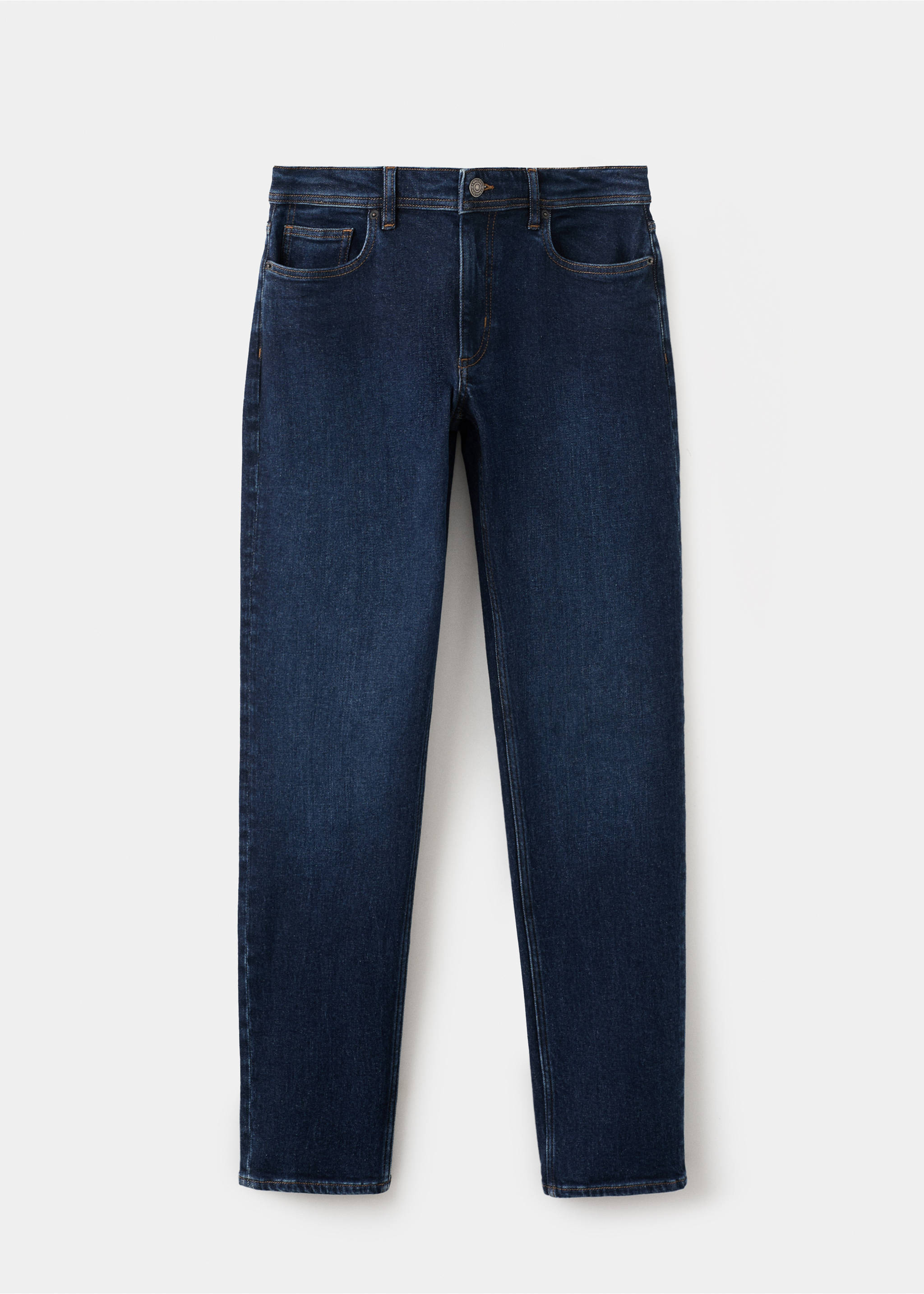 Jan slim-fit dark-wash jeans - Article without model, Open Blue. Ref: 27031198-00.