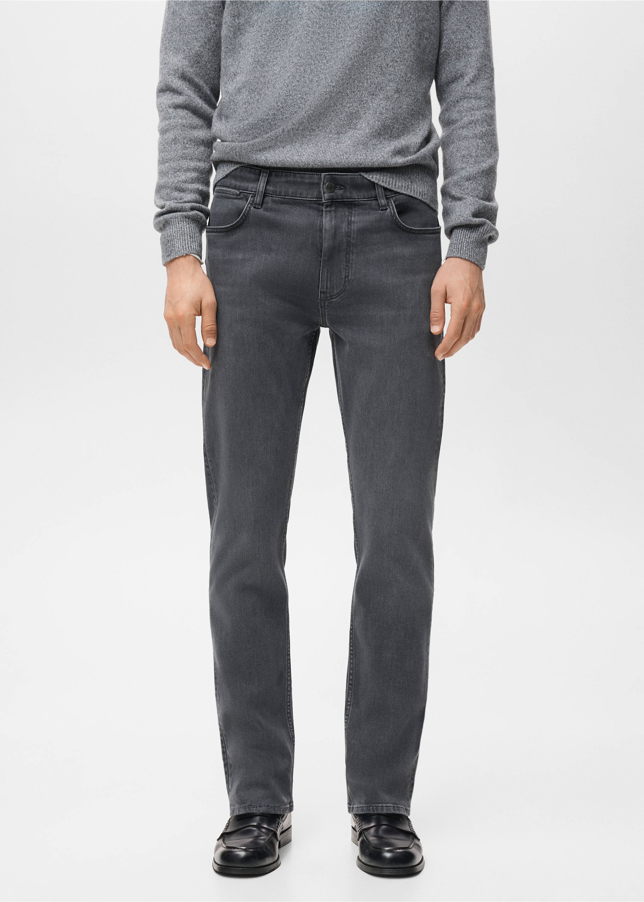 Slim fit Ultra Soft Touch Patrick jeans - Medium plane, Light Grey Denim. Ref: 27031203-00.
