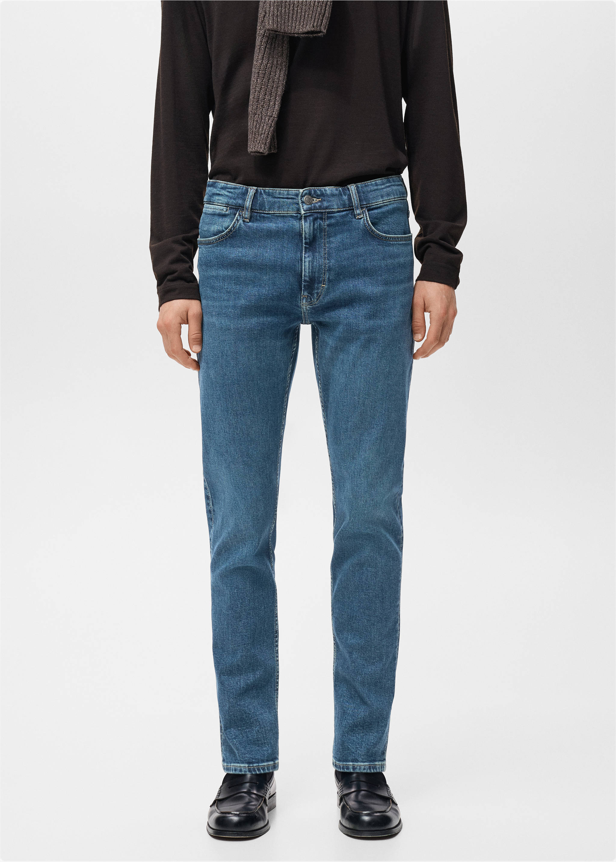 Slim fit Ultra Soft Touch Patrick jeans - Reverse of the article, Dark Vintage Blue. Ref: 27031204-00.