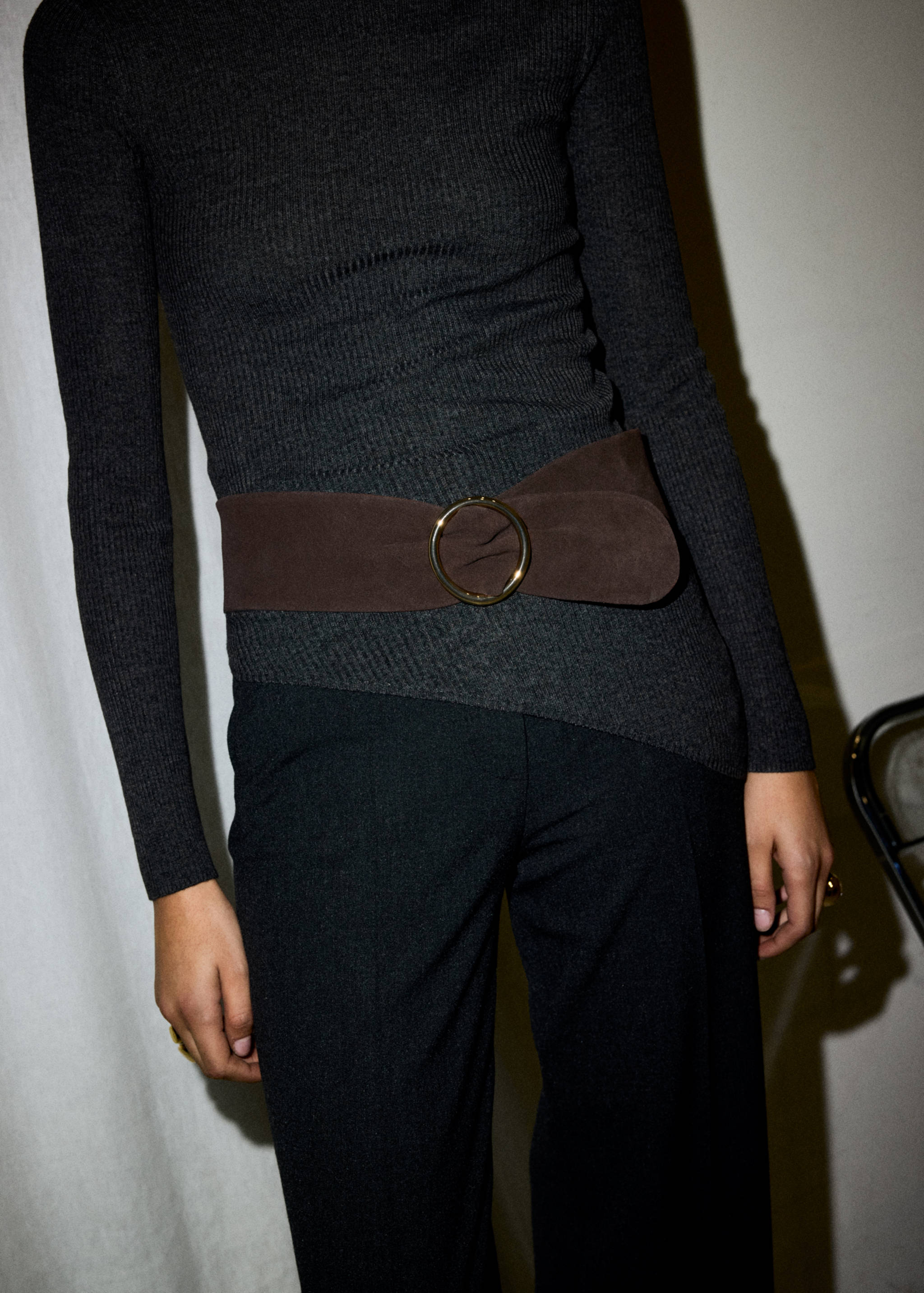 Suede obi belt - General plane