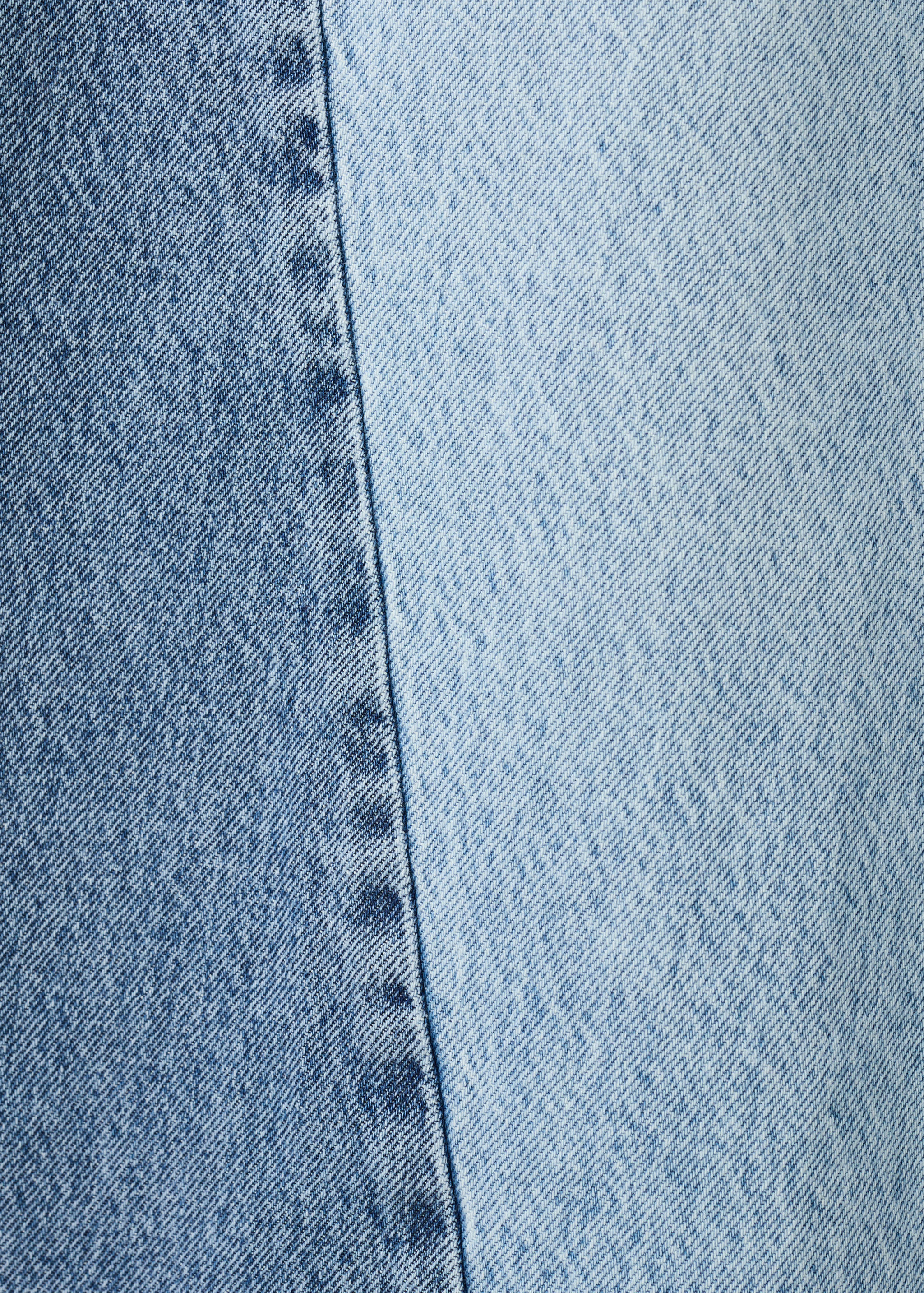 Bicolour wide-leg jeans - Details of the article 0
