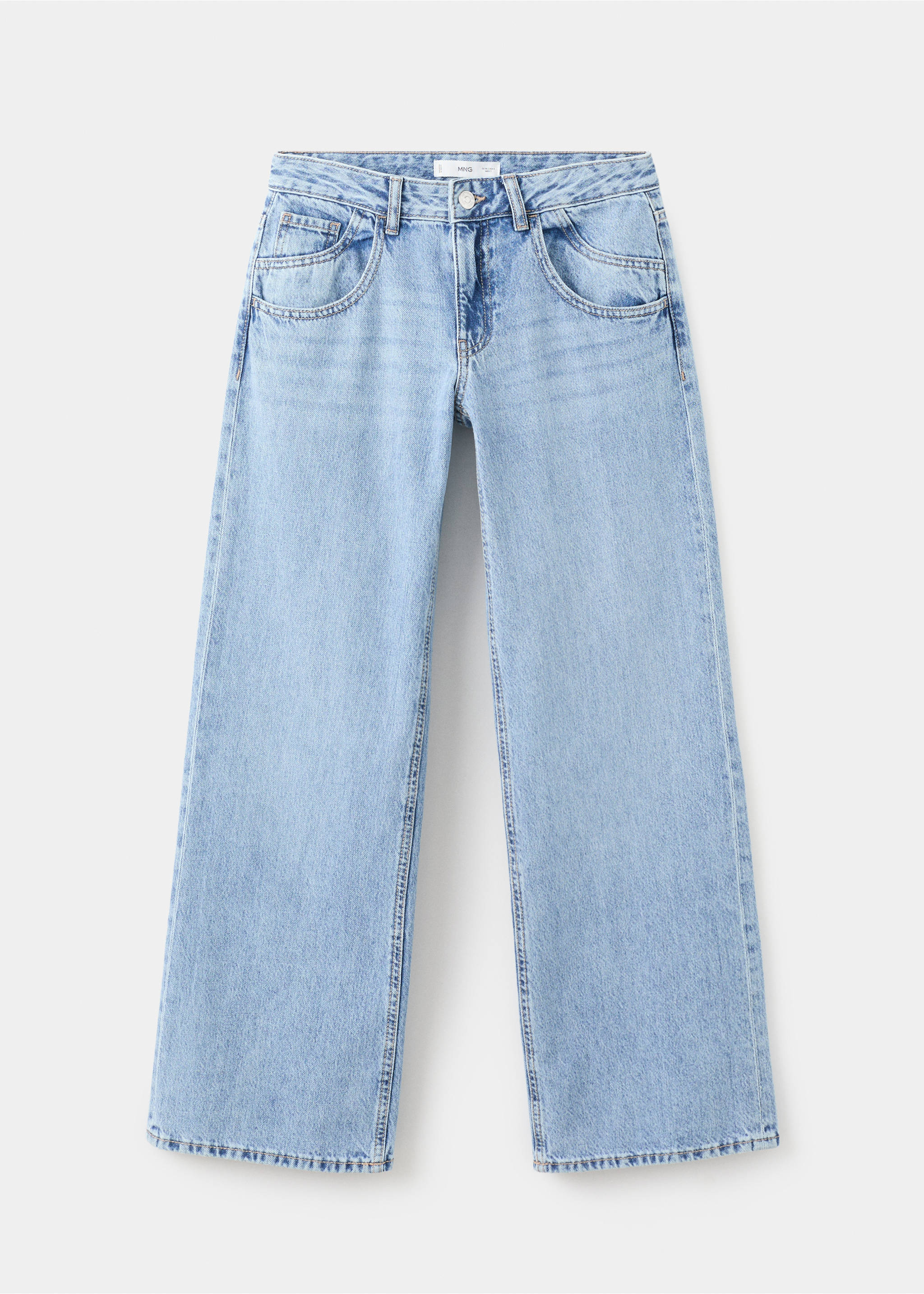 Jeans low waist straight - Artículo sin modelo, Azul medio. Ref: 27031215-00.