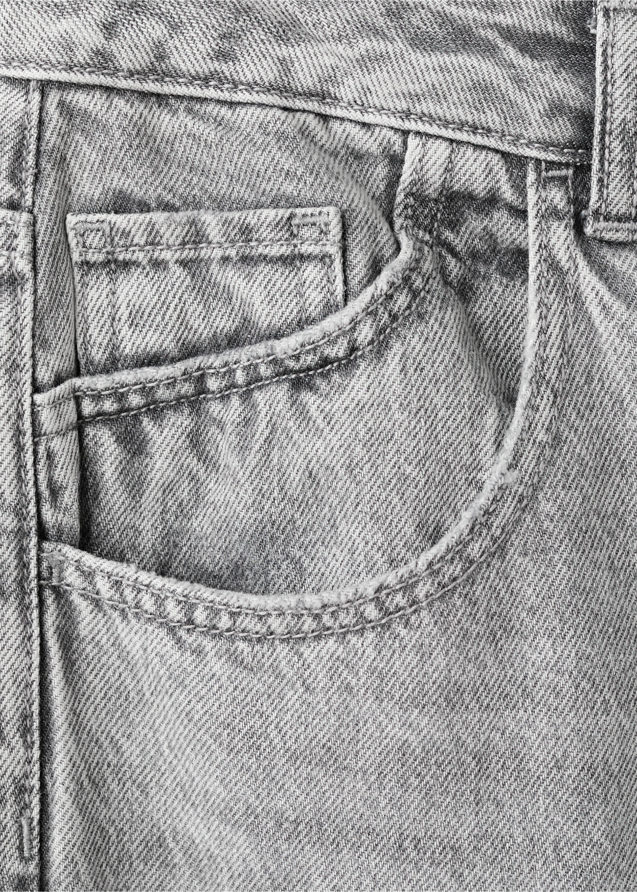 Jeans Low Waist Straight - Detail des Artikels 0, Denim Grau. Ref: 27031216-00.