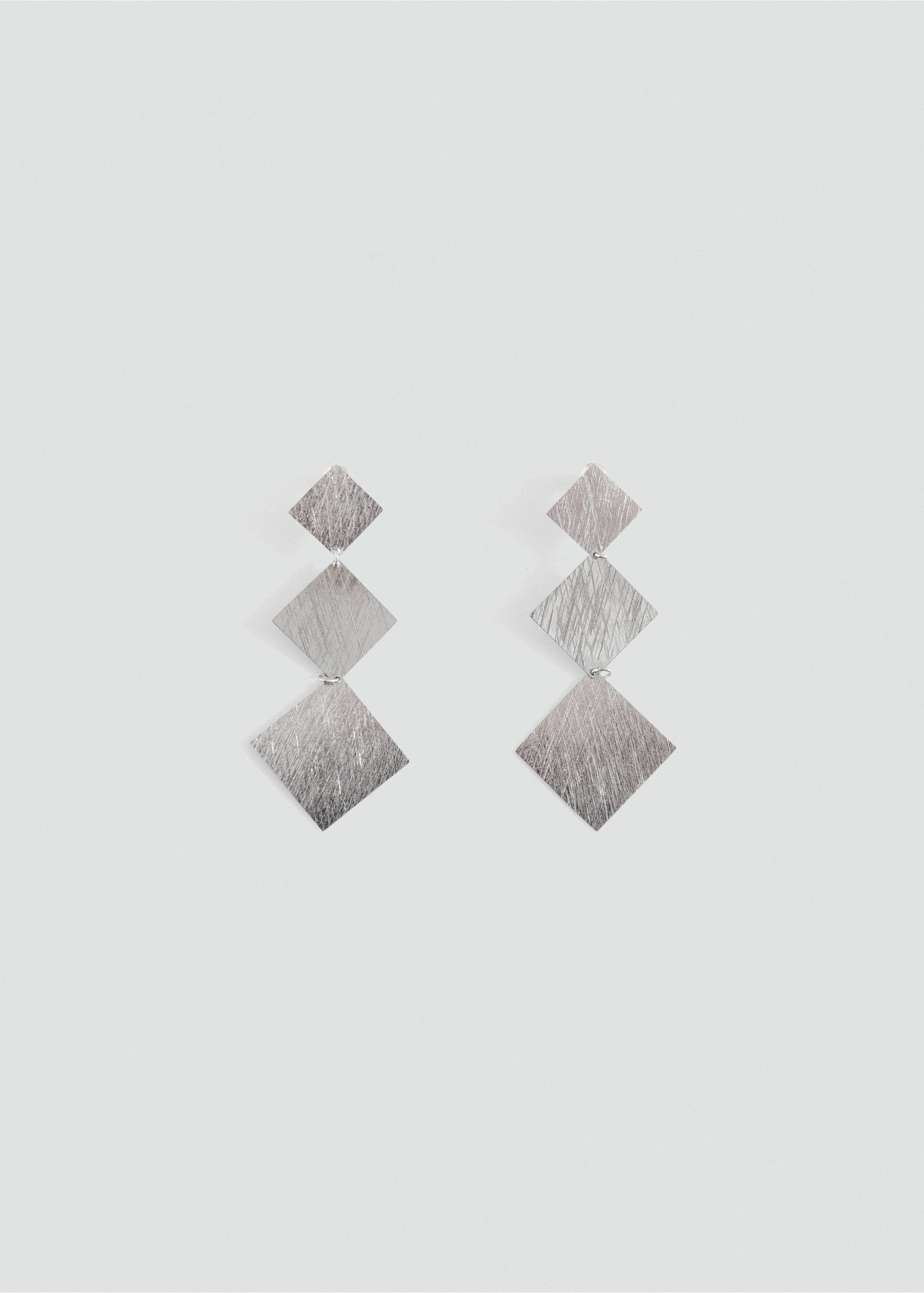 Geometric earrings - Article without model, Silver. Ref: 27031218-00.