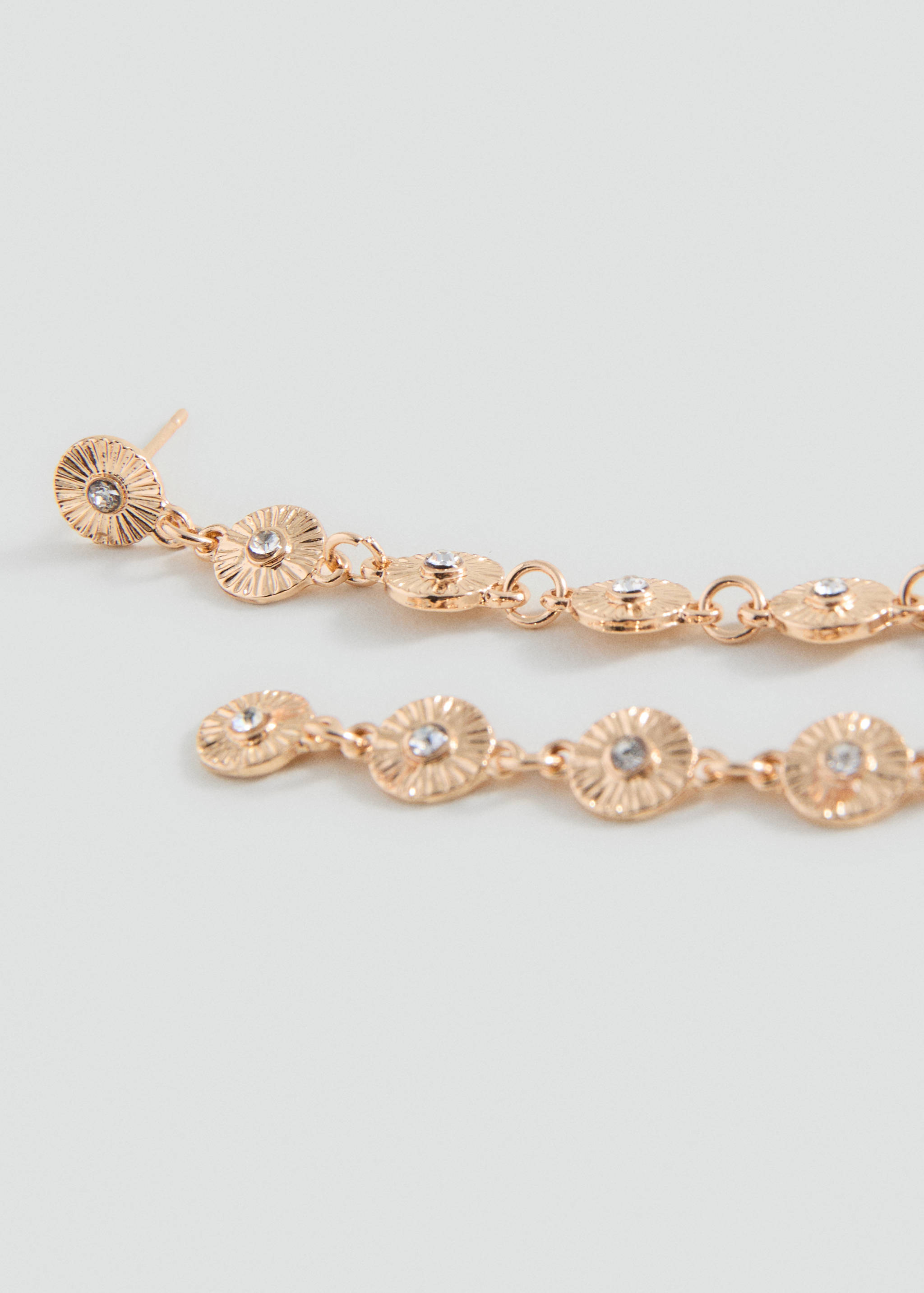 Long stone earrings - Medium plane