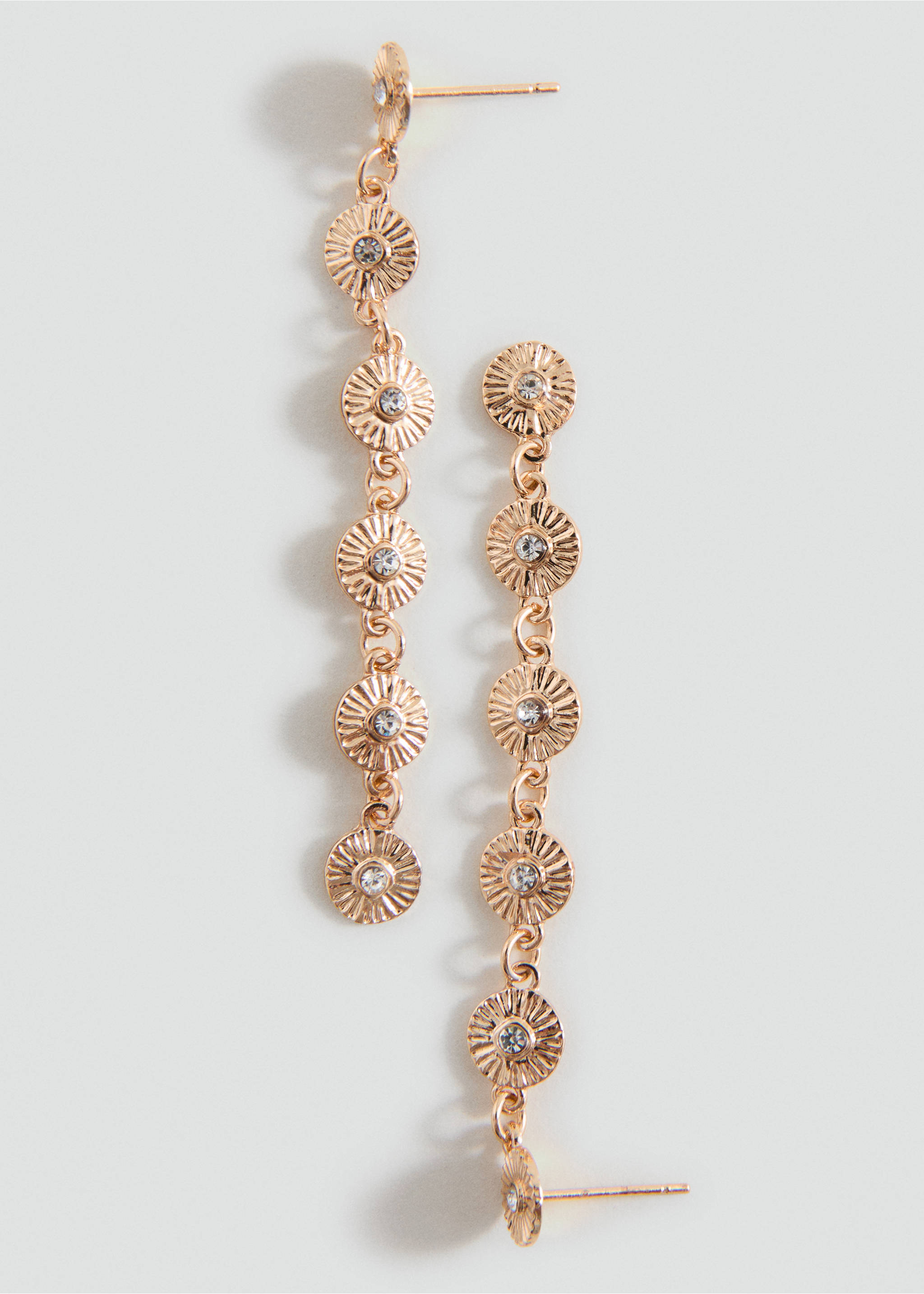 Long stone earrings - Details of the article 1, Gold. Ref: 27031219-00.