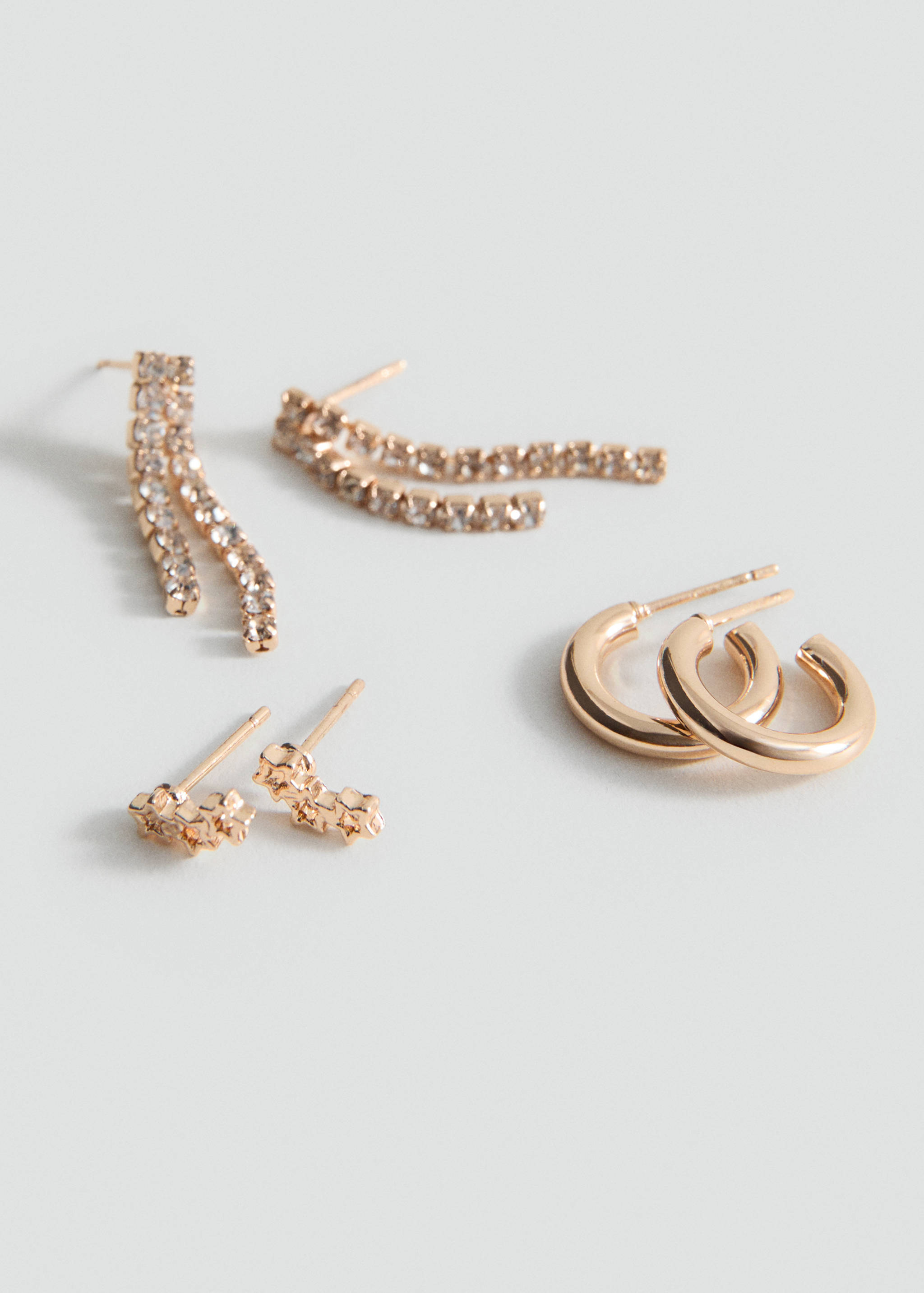 Pack of 3 combined earrings - Details of the article 1