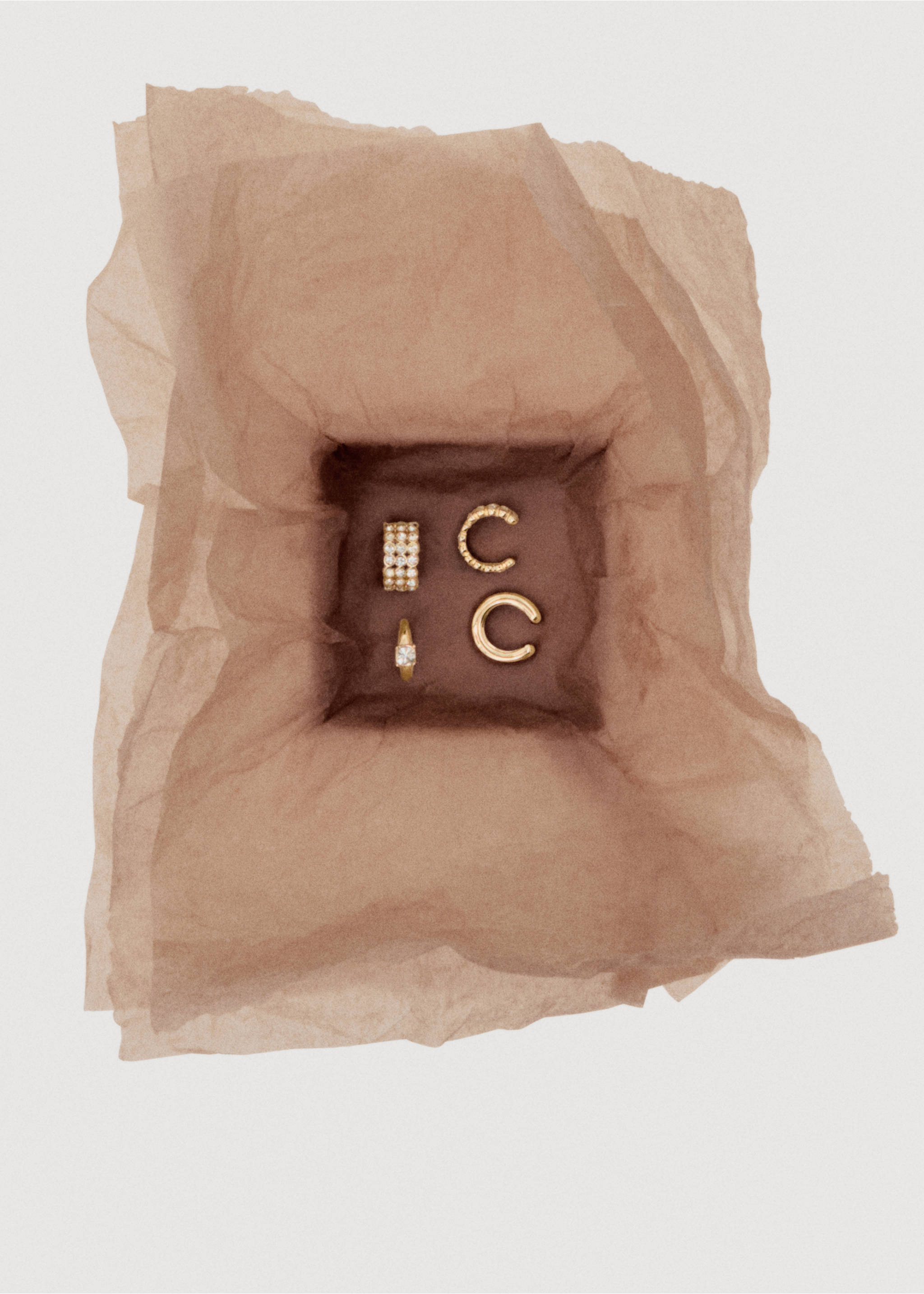 طقم أقراط إير كاف - تفاصيل المنتج 7, ذهبي. Ref: 27031224-00.