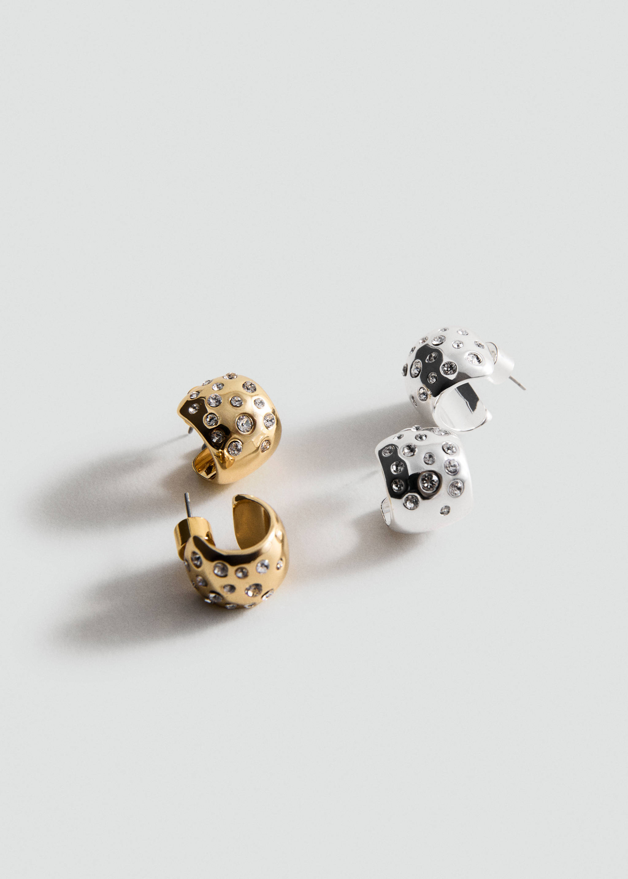 Set pendientes combinados - Plano medio