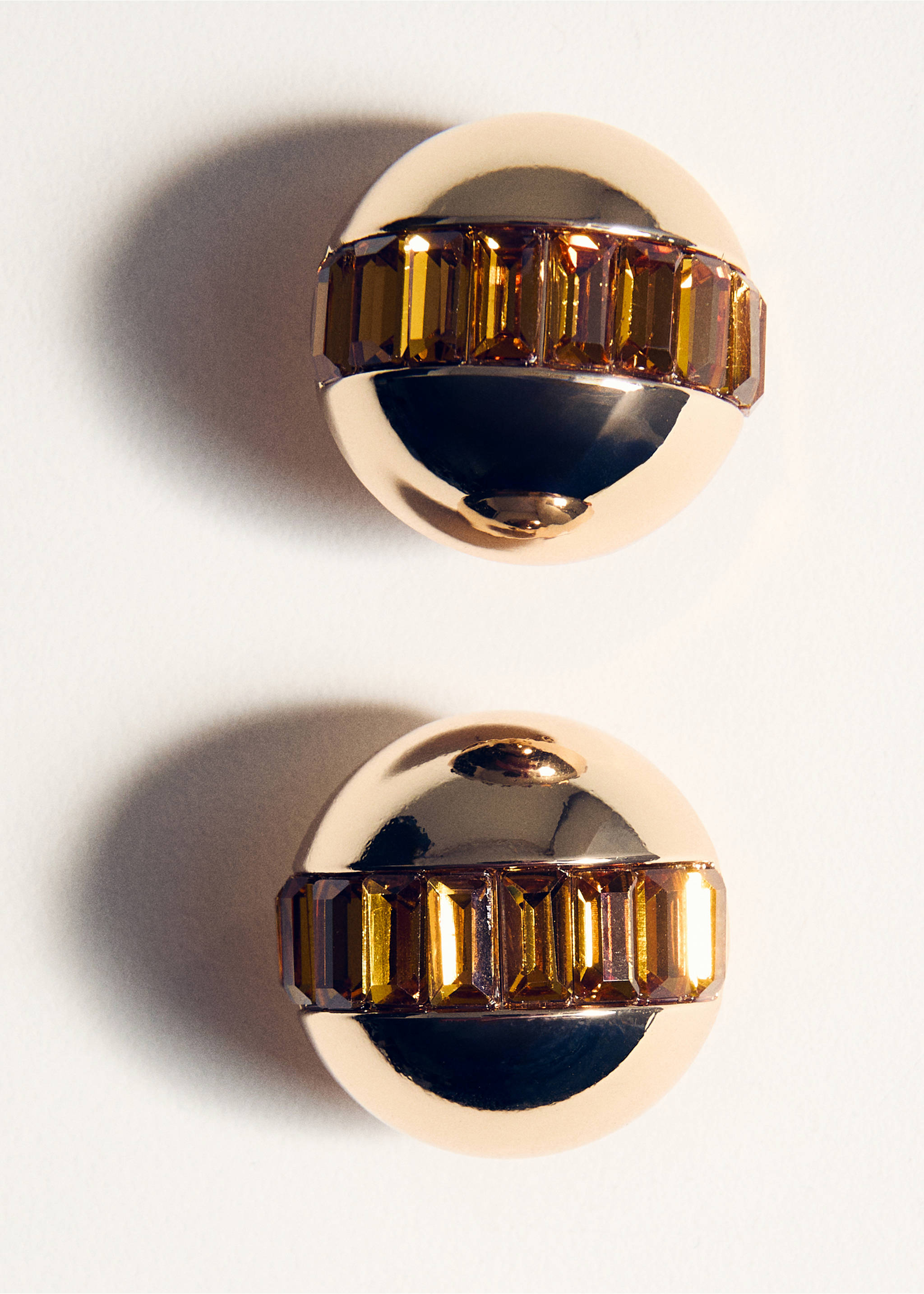 组合圆形耳饰 - null, 金黄色. Ref: 27031226-00.