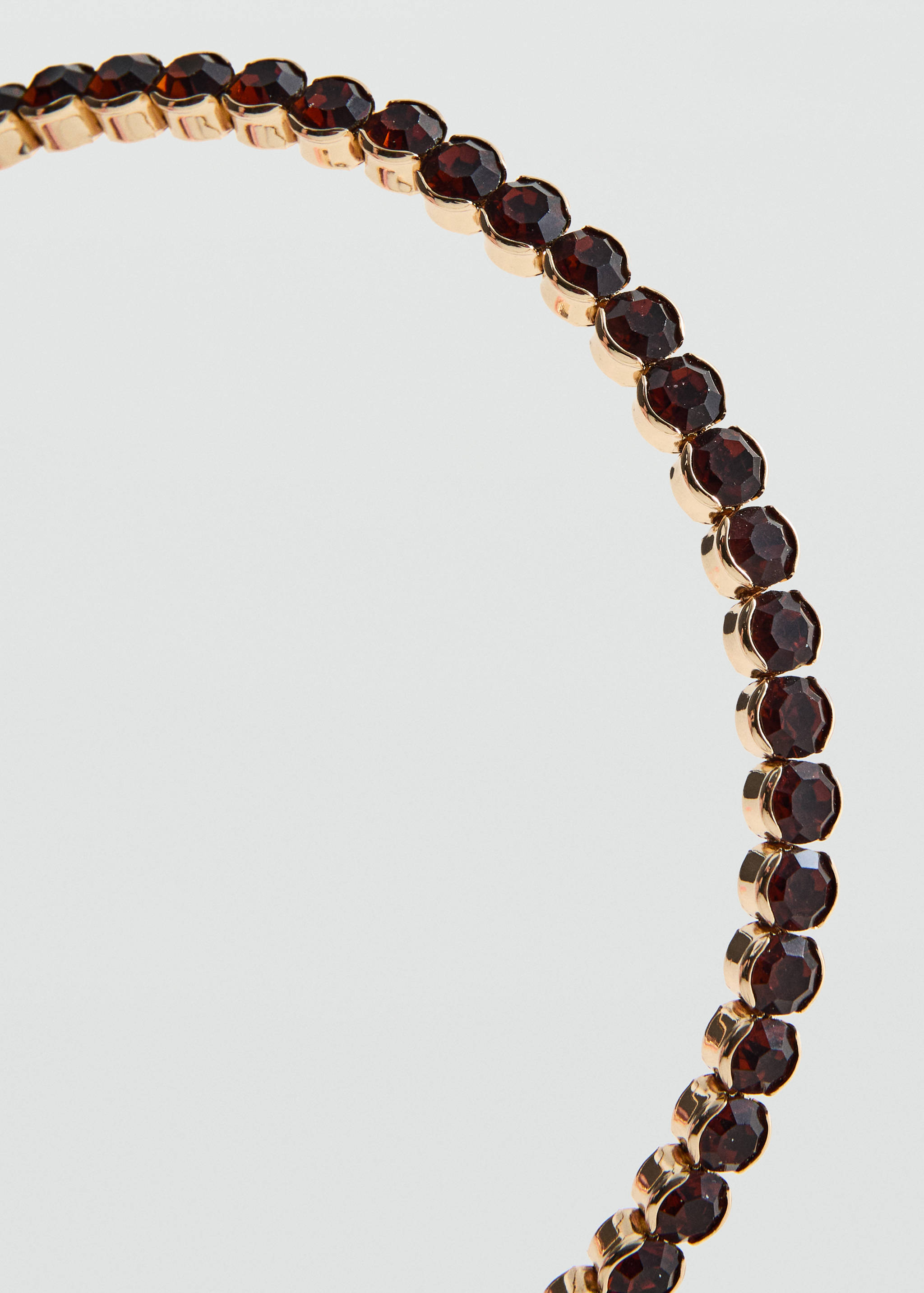 Crystal choker necklace - Medium plane