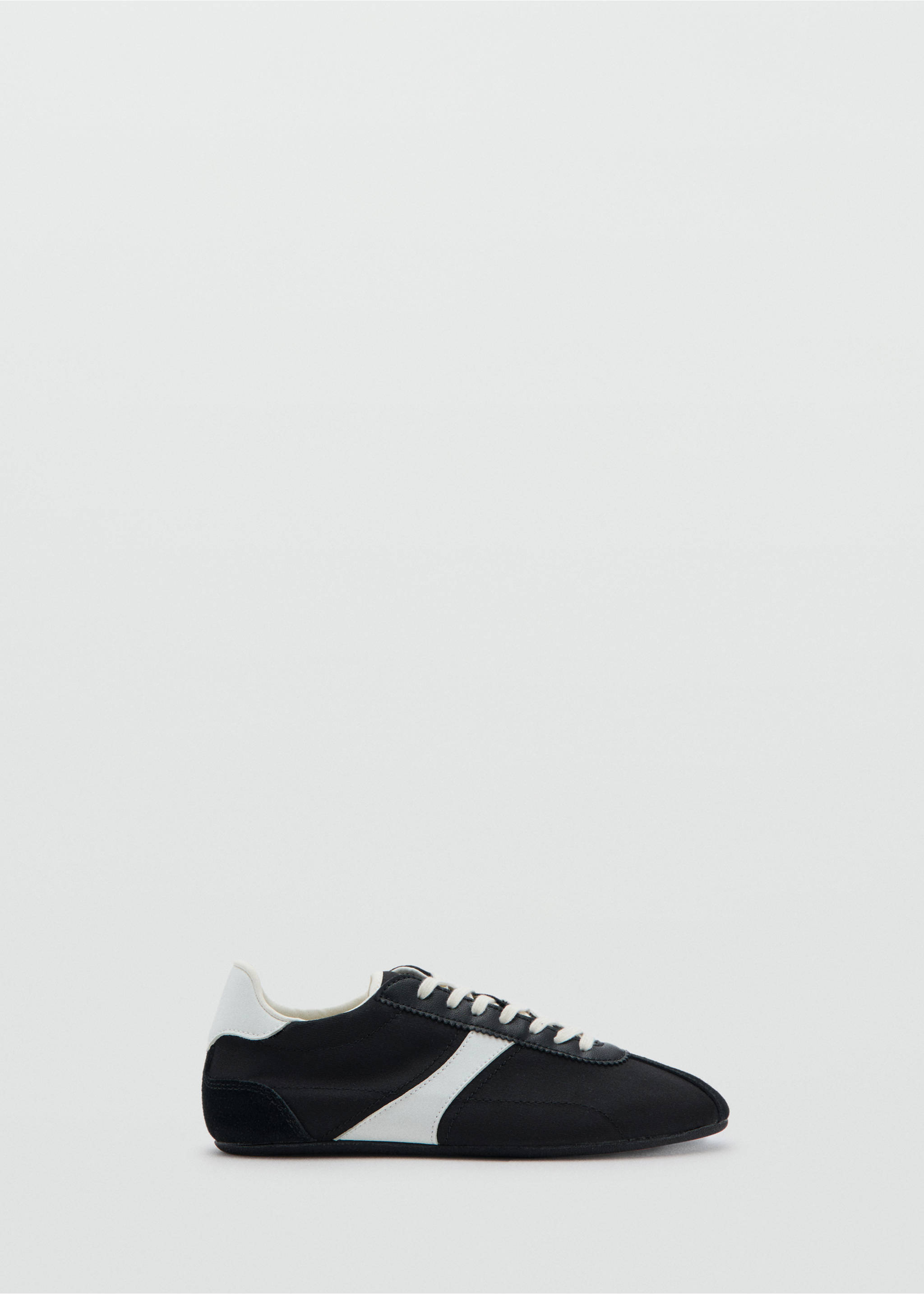 Combined trainers with laces - Article without model, Black. Ref: 27031229-00.