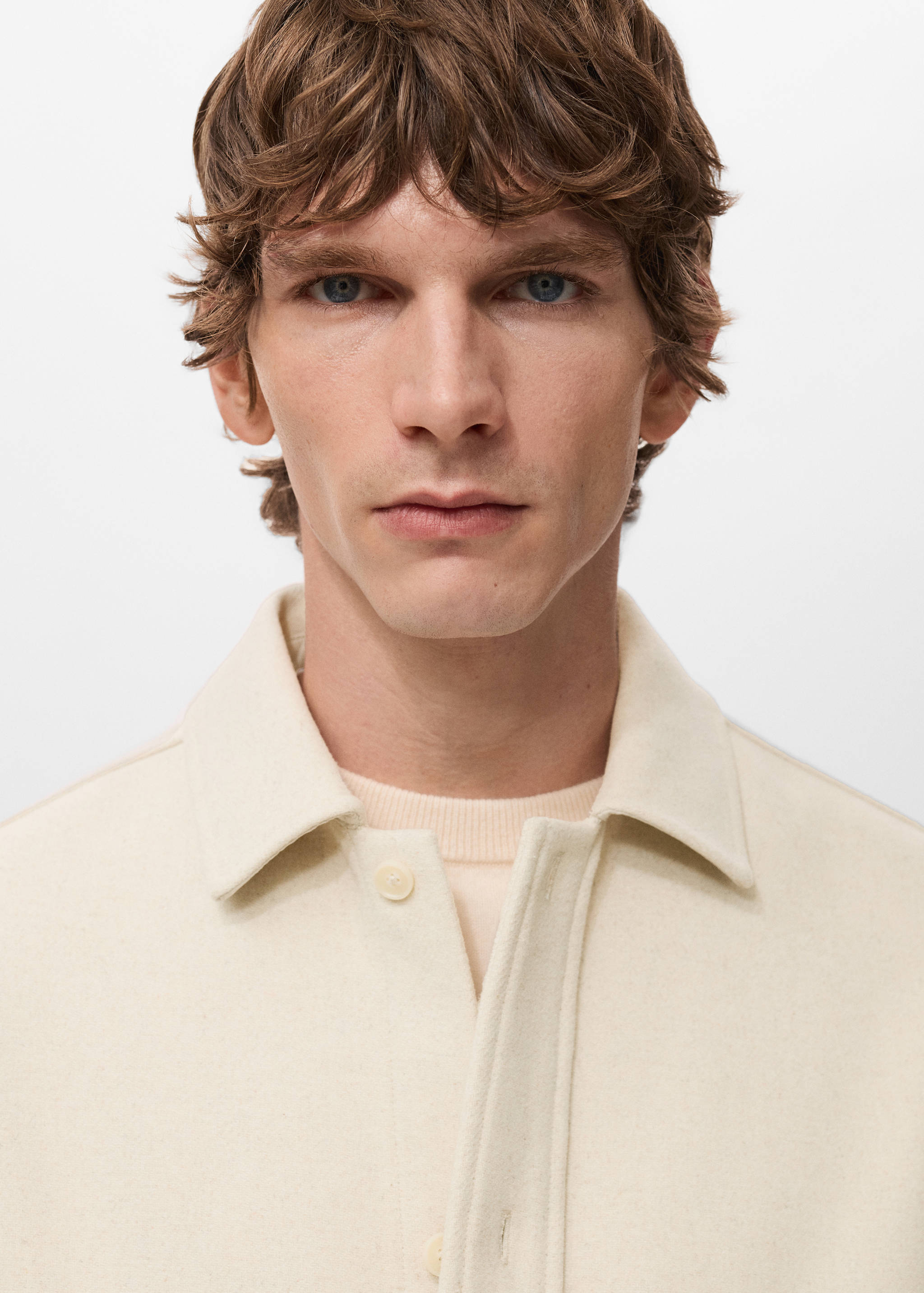 Surchemise drap de laine boutons - Détail de l'article 1