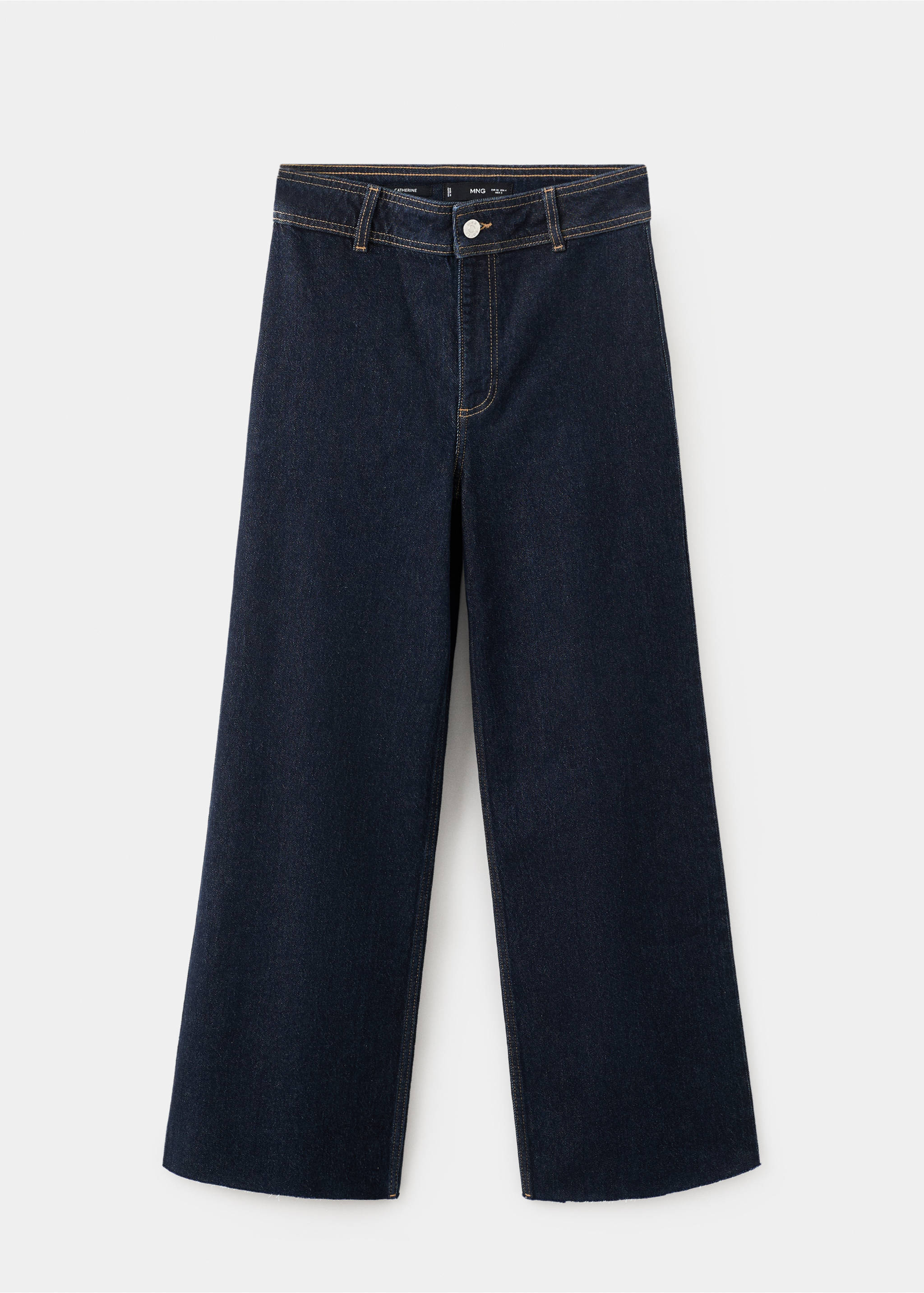 Catherin culotte high-rise jeans - Article without model, Open Blue. Ref: 27031232-00.