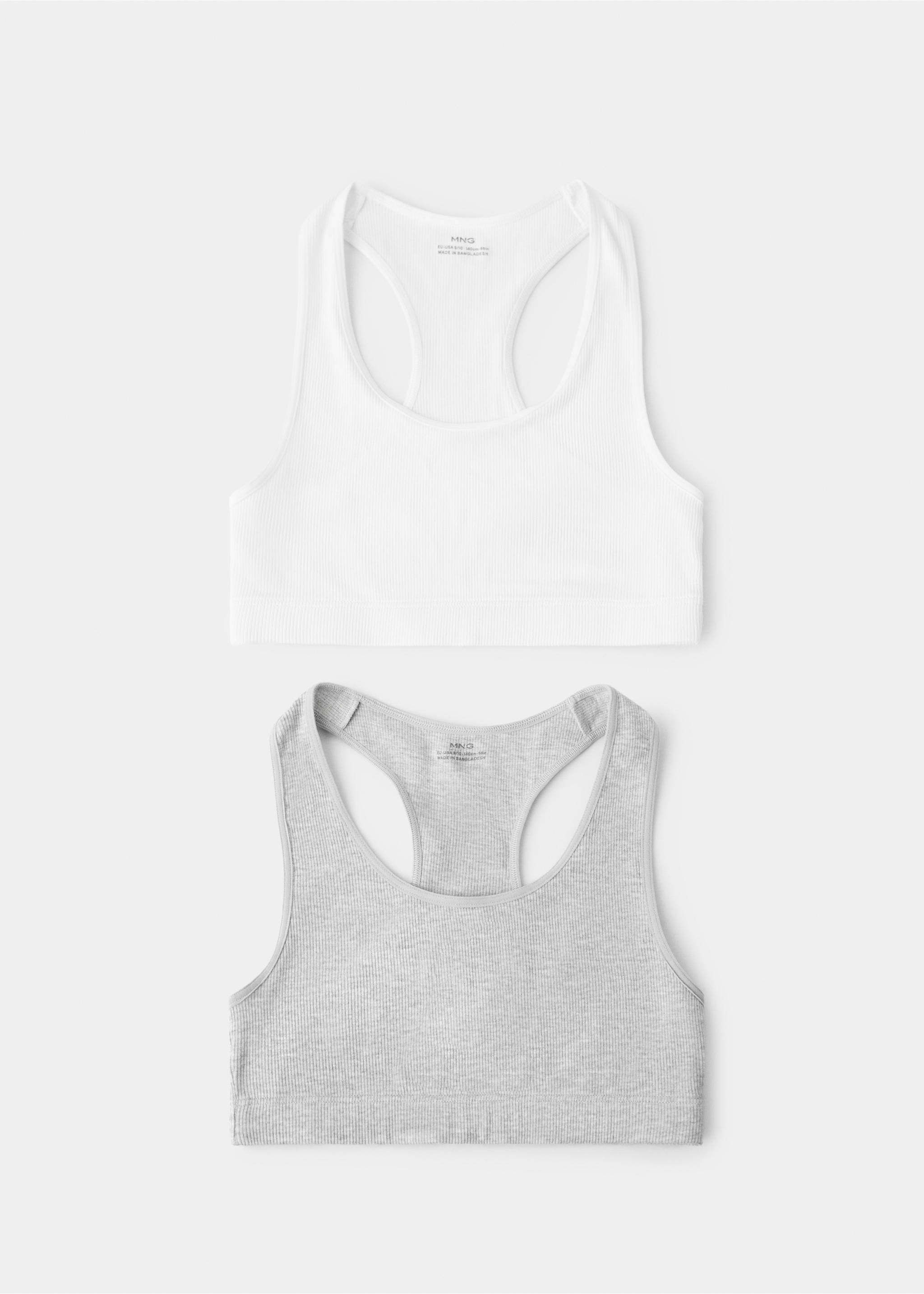 Pack 2 tops - Article sense model, Gris clar vigoré. Ref: 27031233-00.