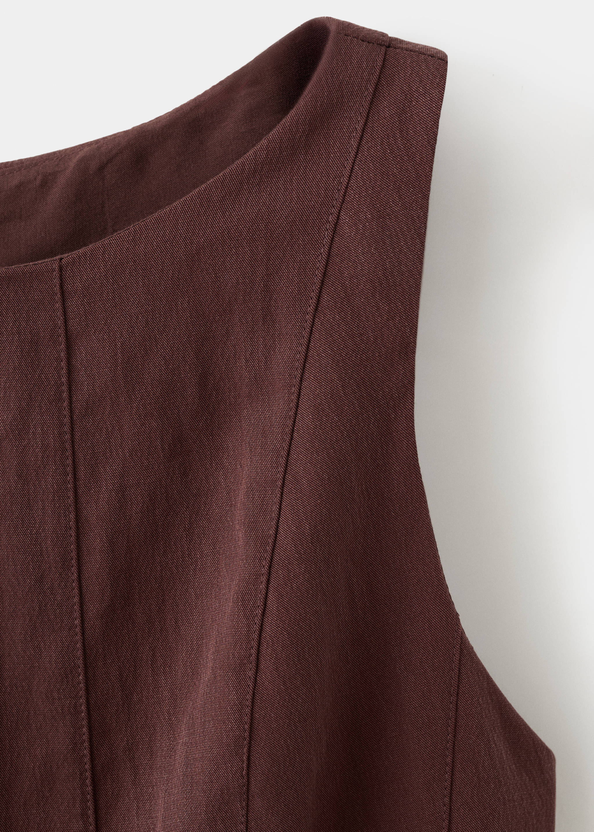 Lyocell dress with stitching - Details of the article 8