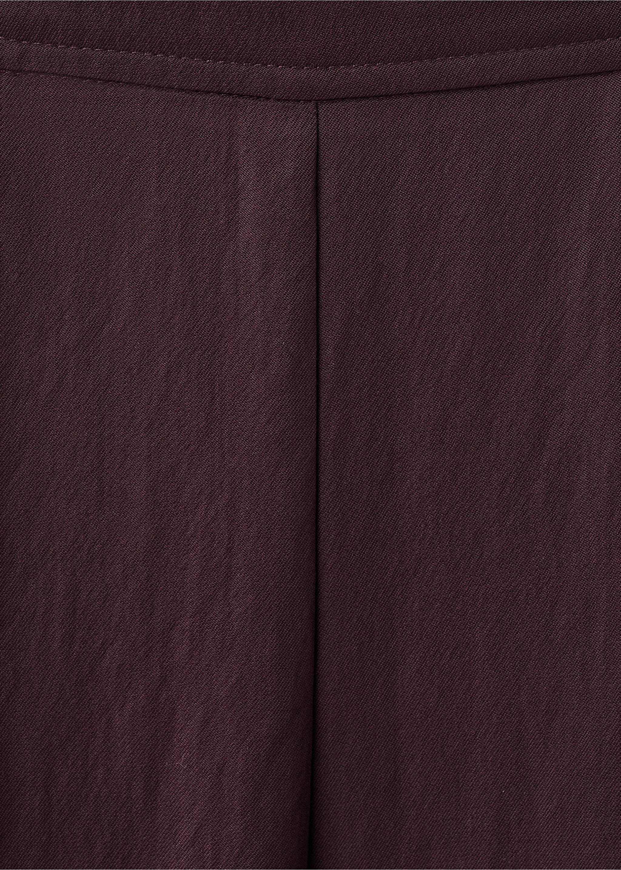 Pantalón traje palazzo - Detalle del artículo 8, Burdeos. Ref: 27031241-00.