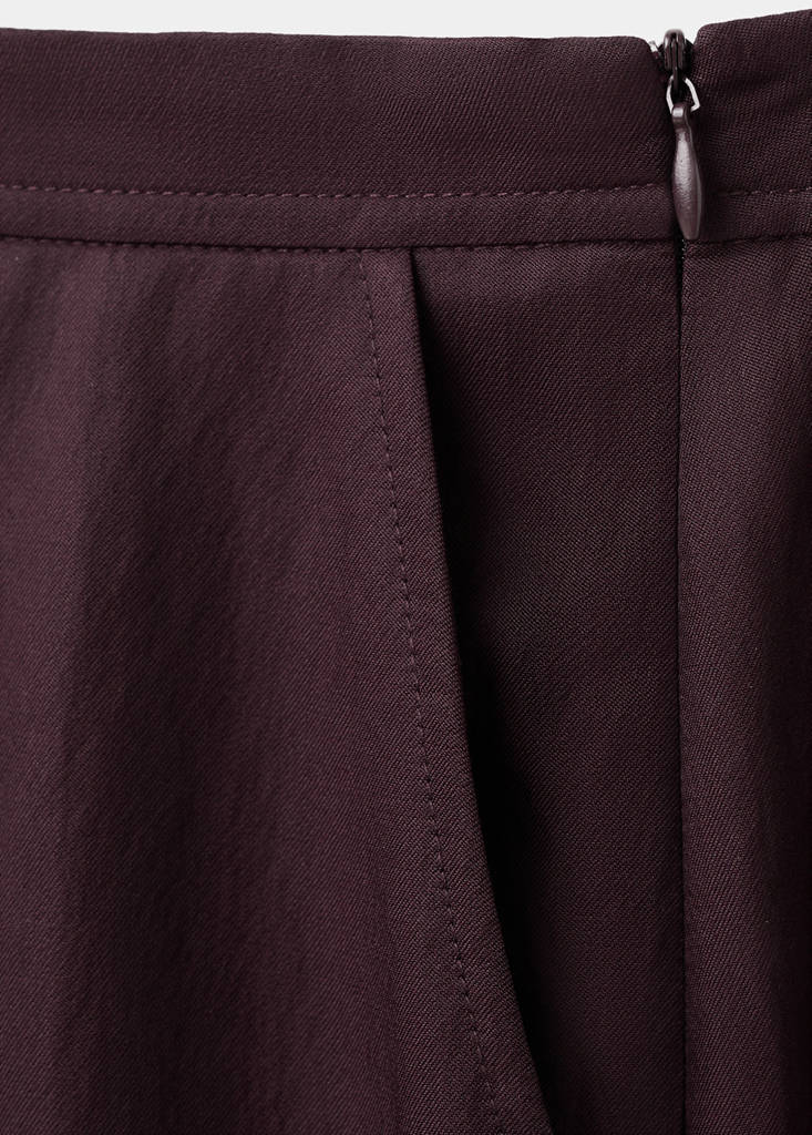 Palazzo trousers — Burgundy