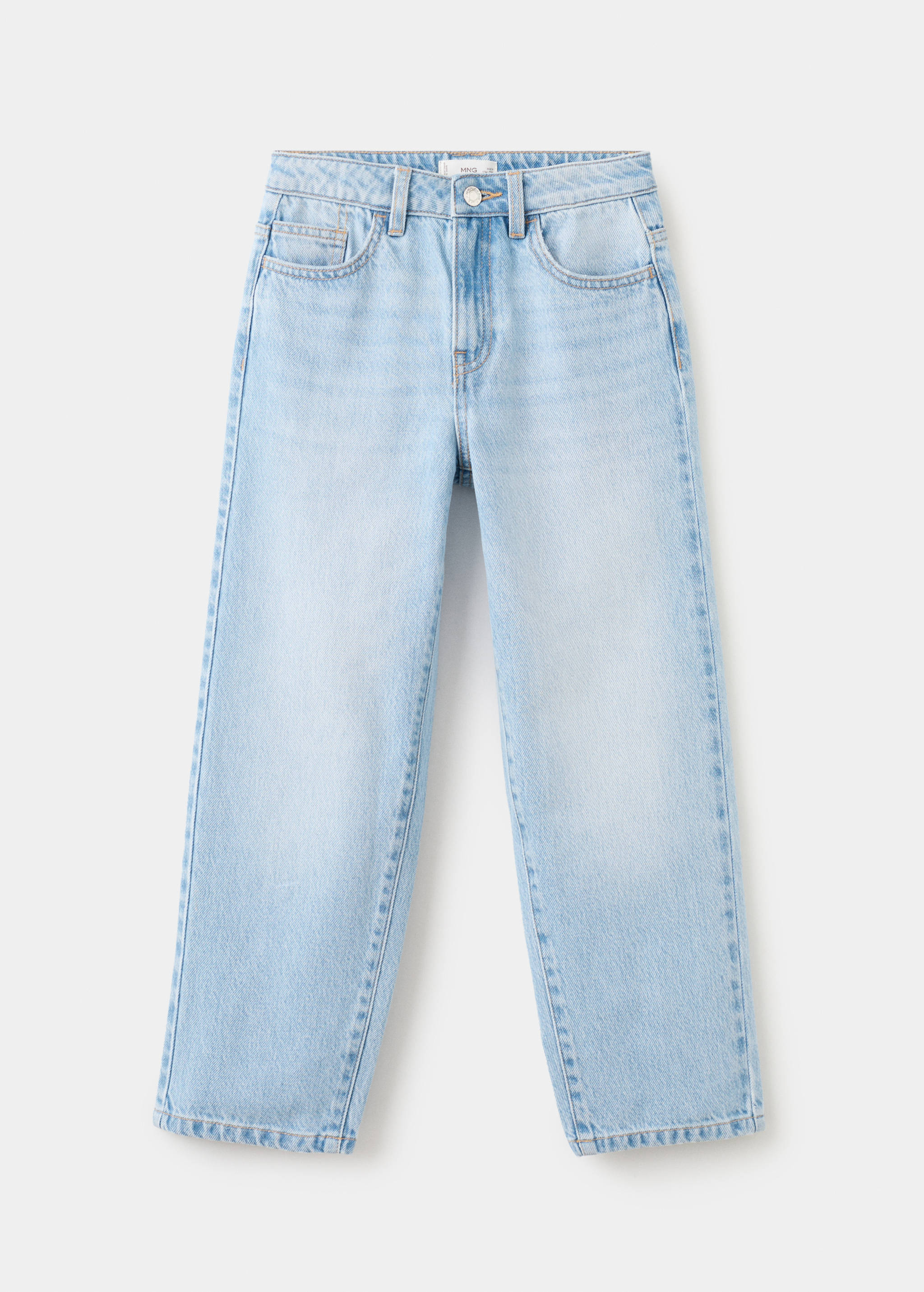 Jeans rectos tiro medio - Artículo sin modelo
